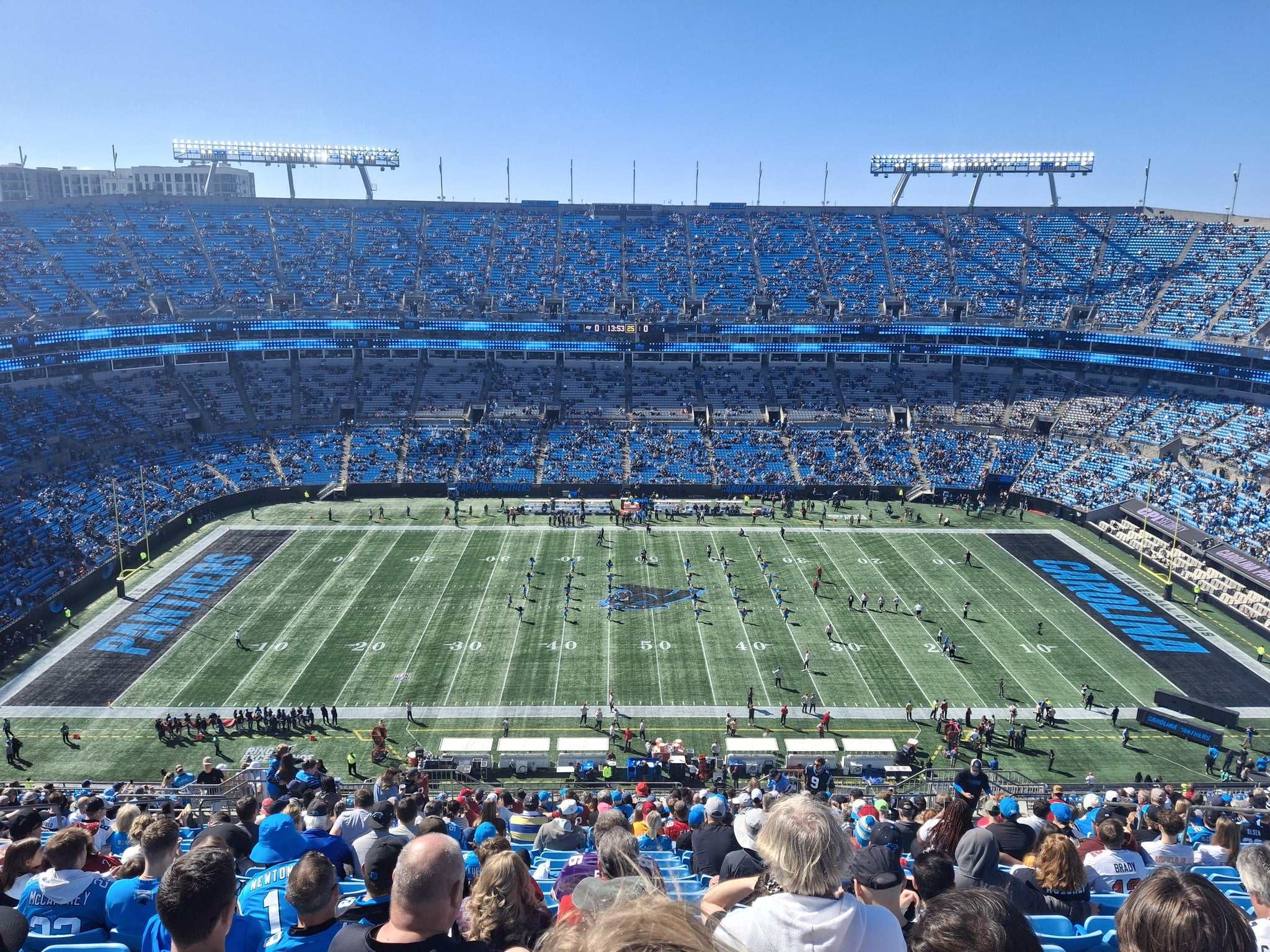 Real Fan View taken from Section 515 at Bank of America Stadium by Matthew W