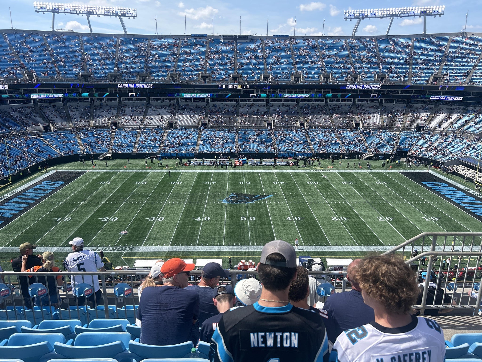 Real Fan View taken from Section 515 at Bank of America Stadium by Anonymous User