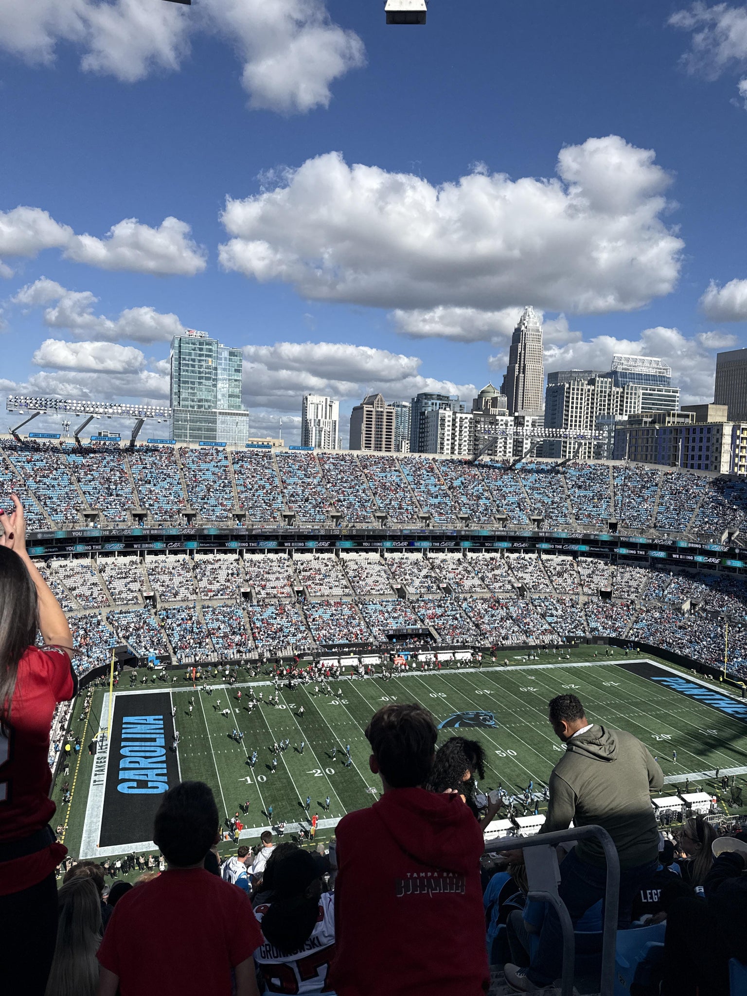 Real Fan View taken from Section 546 at Bank of America Stadium by Amanda T
