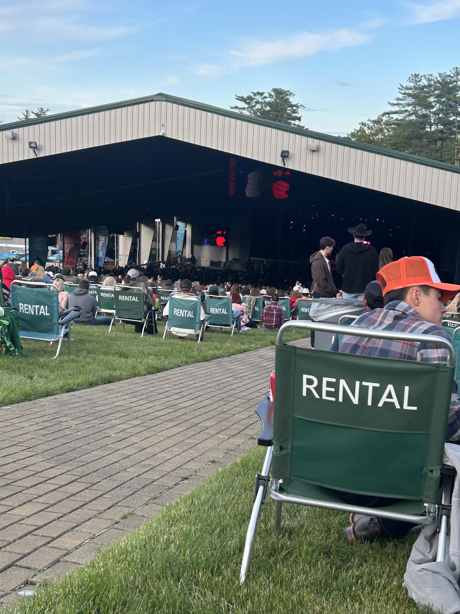 Real Fan View taken from GA Lawn at BankNH Pavilion by Amber D