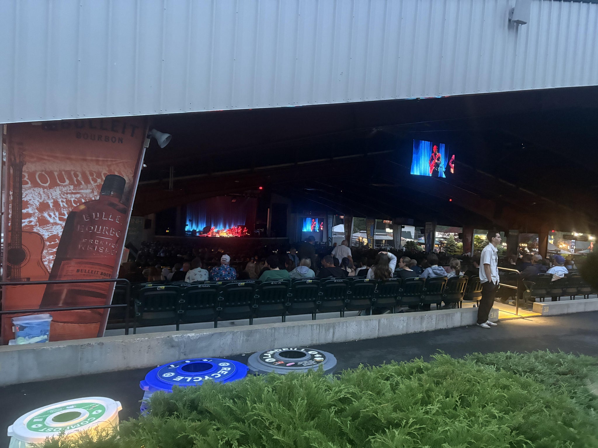 Real Fan View taken from GA Lawn at BankNH Pavilion by Catherine O