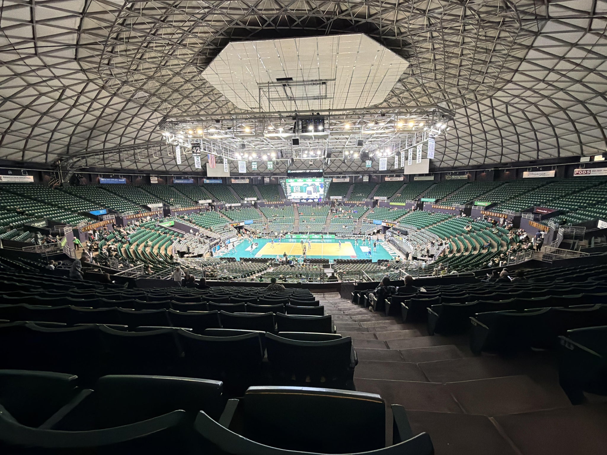 Real Fan View taken from Section D at Bankoh Arena at Stan Sheriff Center by Travis S