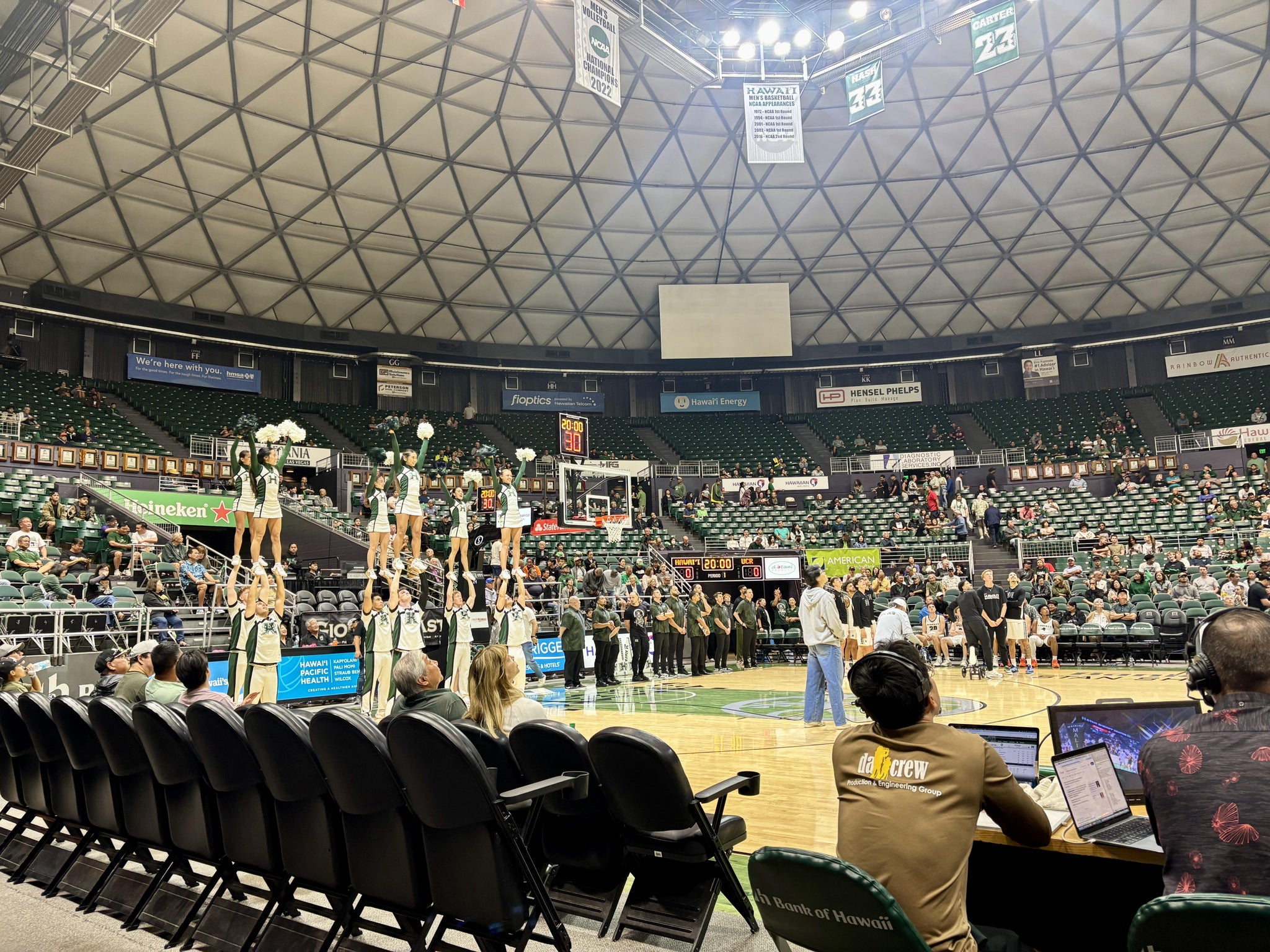 Real Fan View taken from Lower B at Bankoh Arena at Stan Sheriff Center by Zachary D