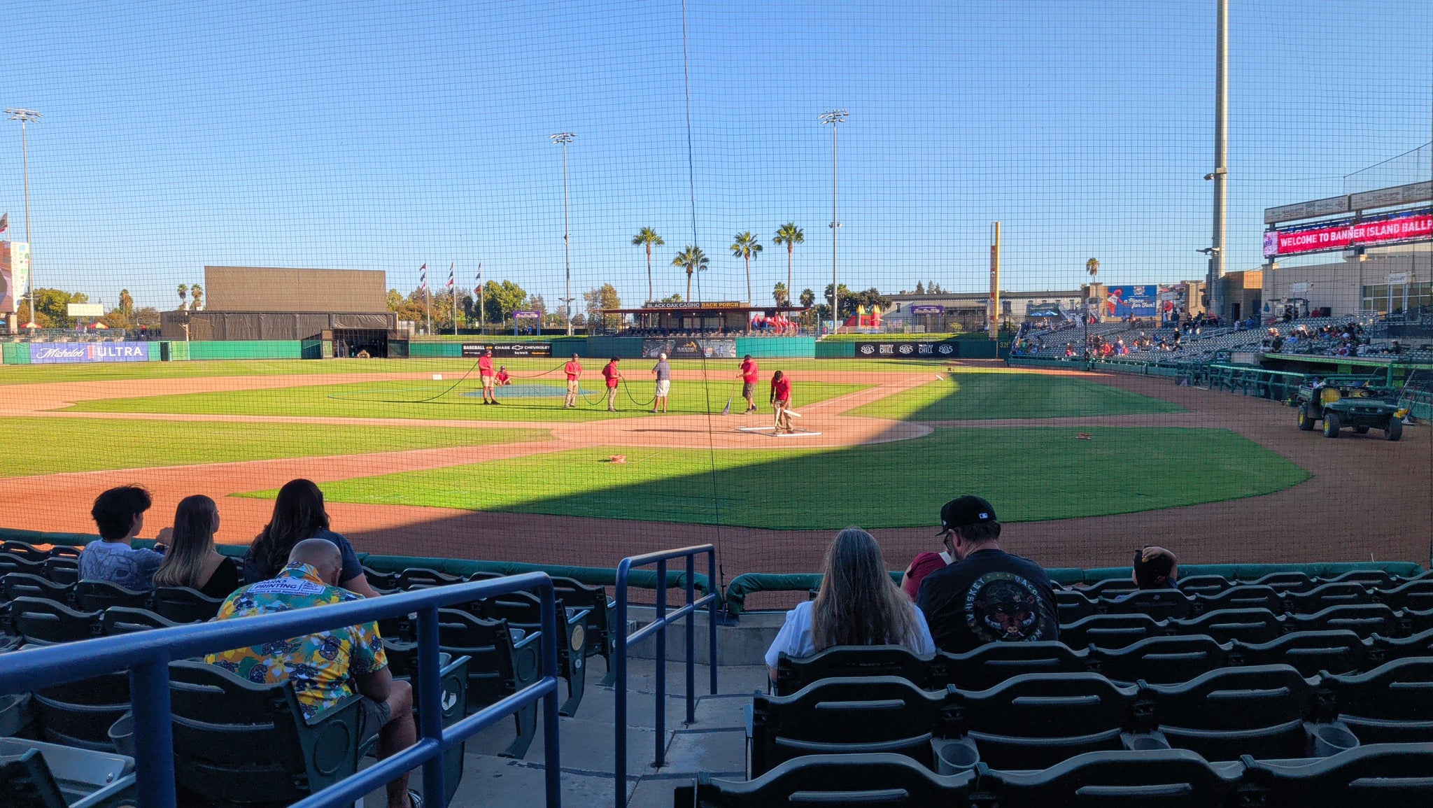 Real Fan View taken from Section A at Banner Island Ballpark by William S
