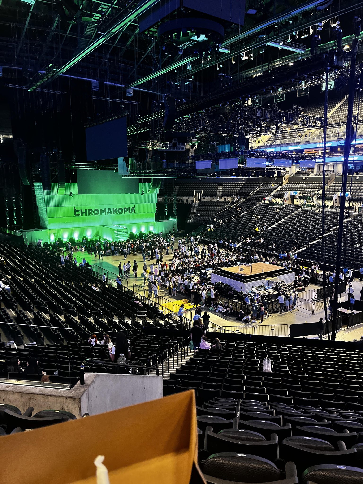 Real Fan View taken from Section 120 at Barclays Center by Christina M