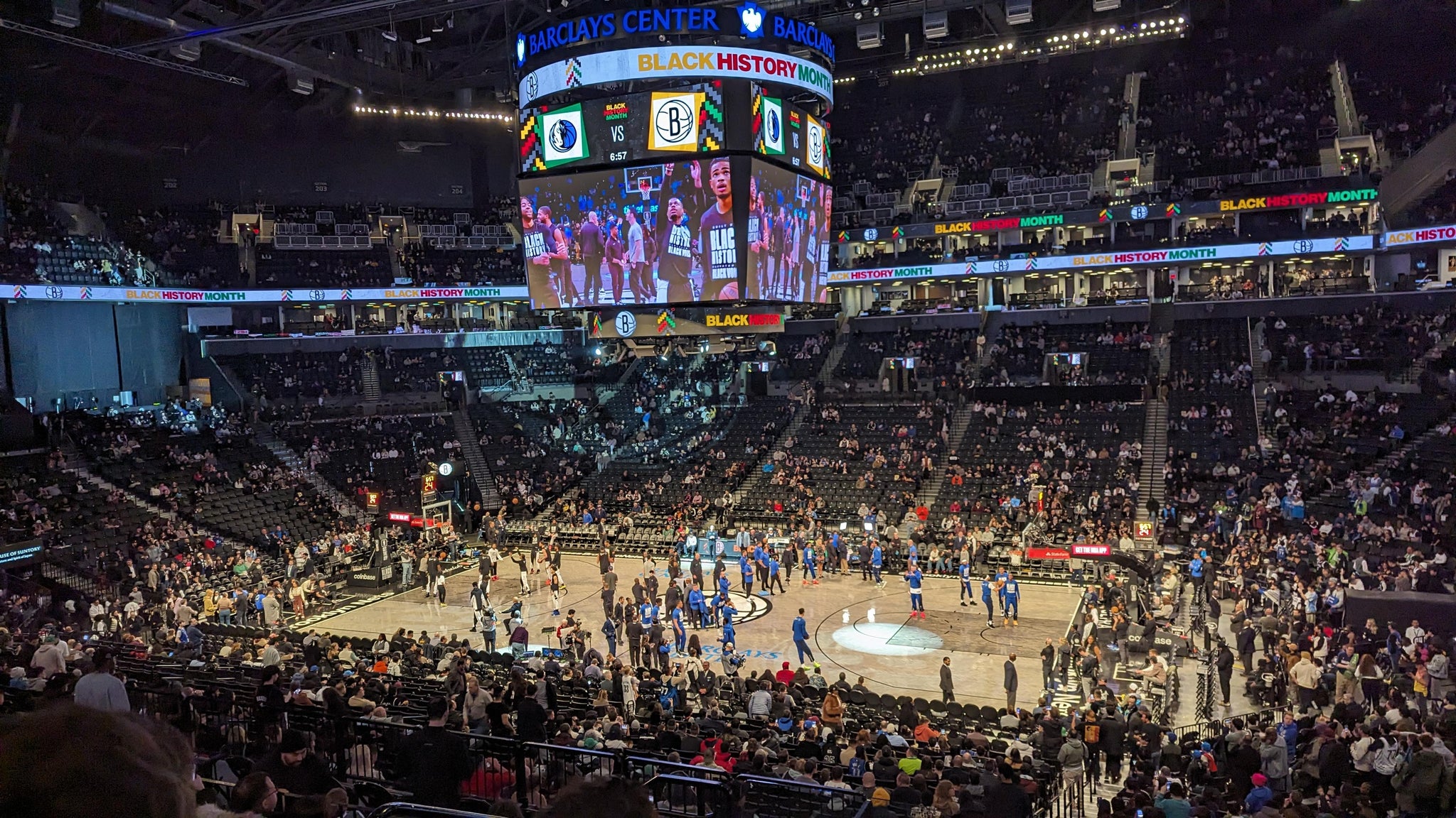 Real Fan View taken from Section 122 at Barclays Center by Harry C
