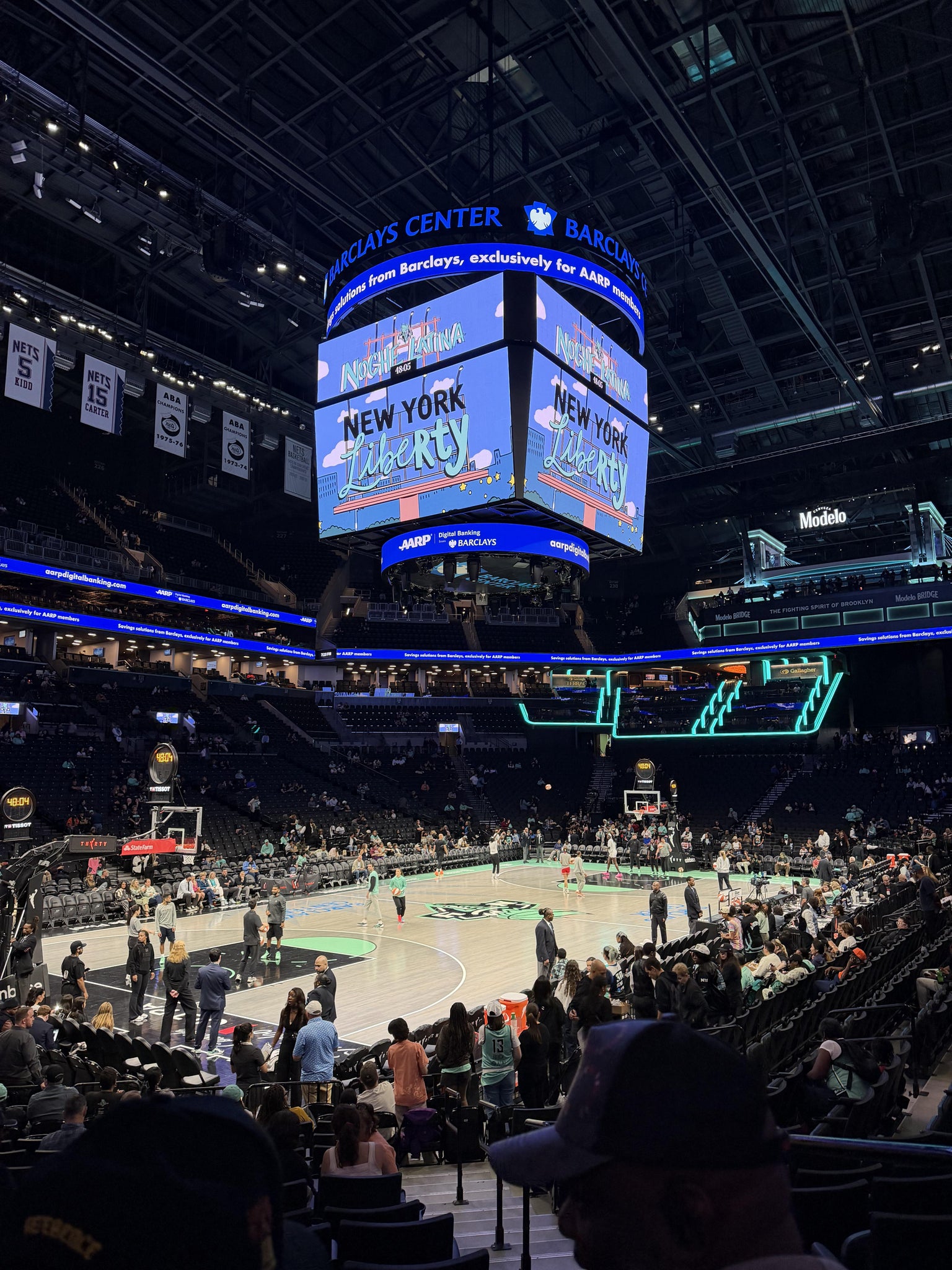 Real Fan View taken from Section 13 at Barclays Center by Cinnamon D