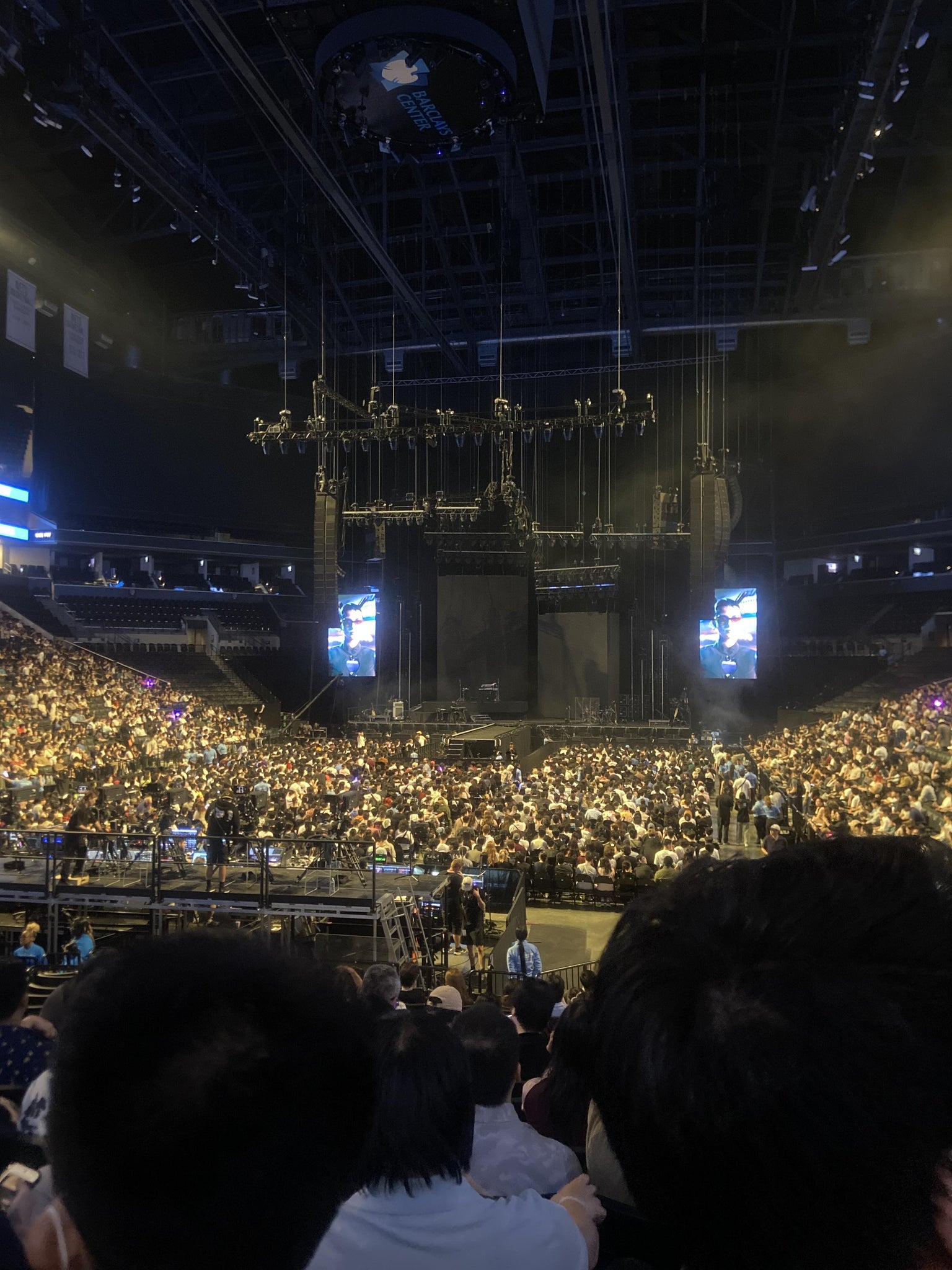 Real Fan View taken from Section 15 at Barclays Center by Salma A