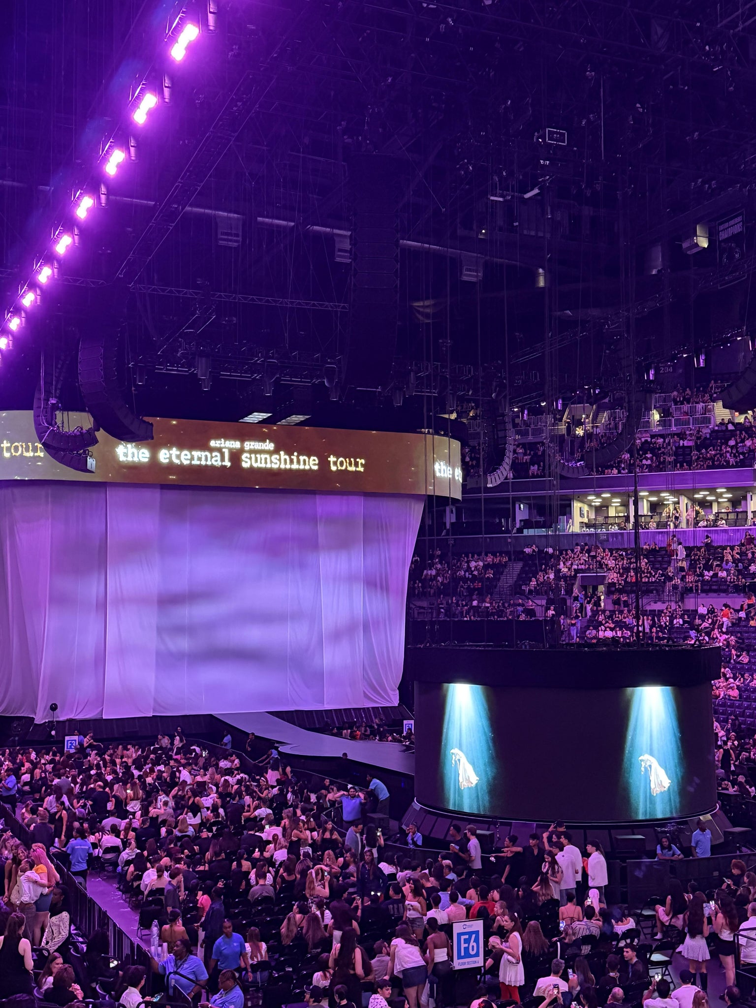 Real Fan View taken from Section 19 at Barclays Center by Francella M