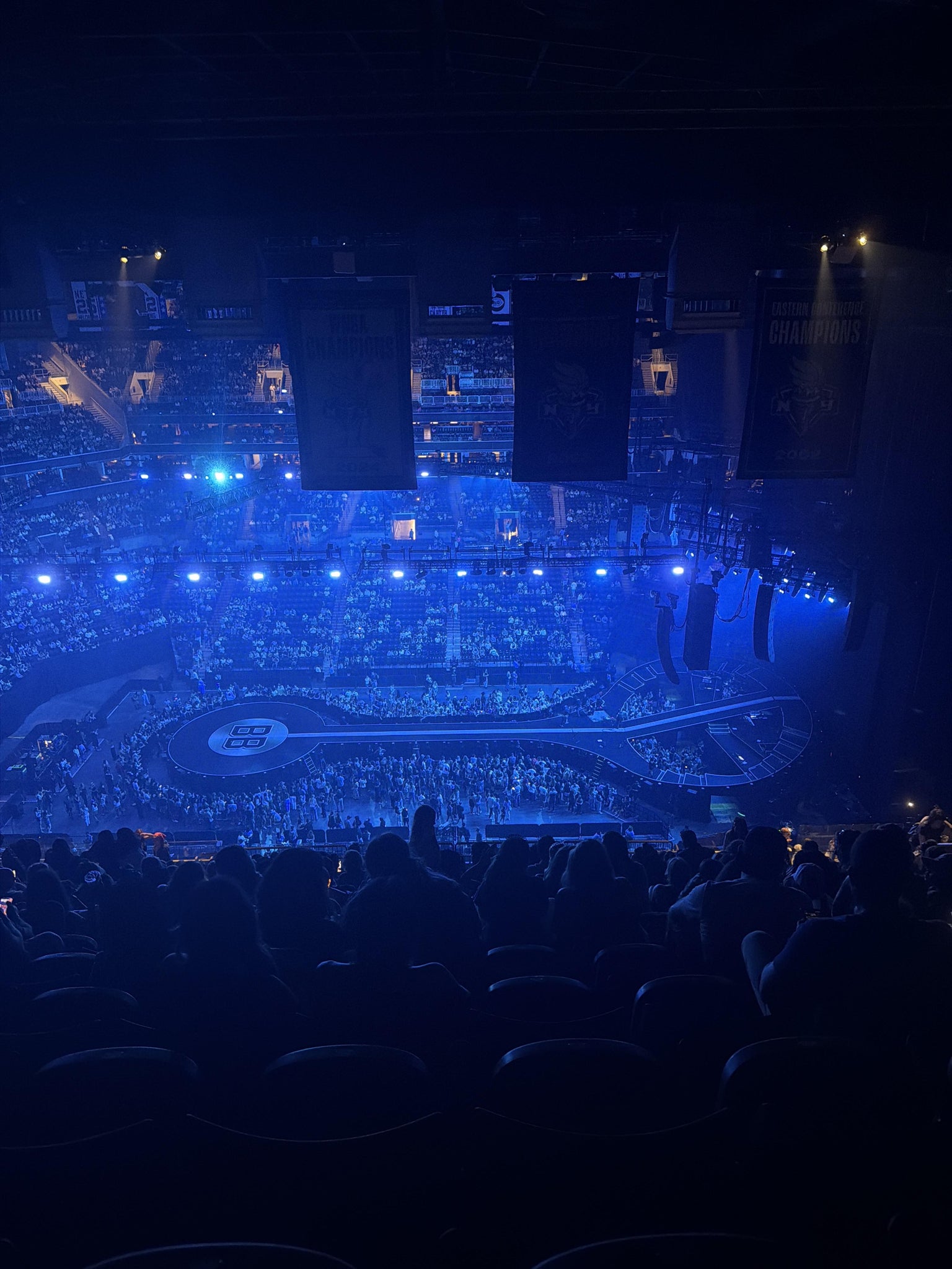 Real Fan View taken from Section 207 at Barclays Center by Mikayla R