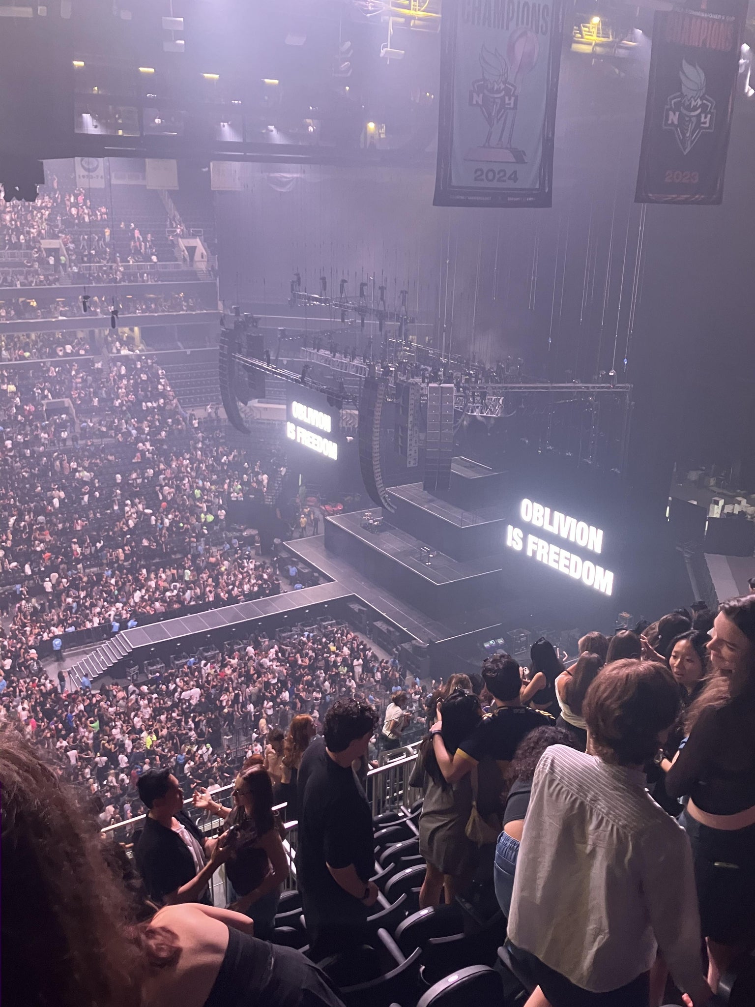 Real Fan View taken from Section 209 at Barclays Center by Anonymous User