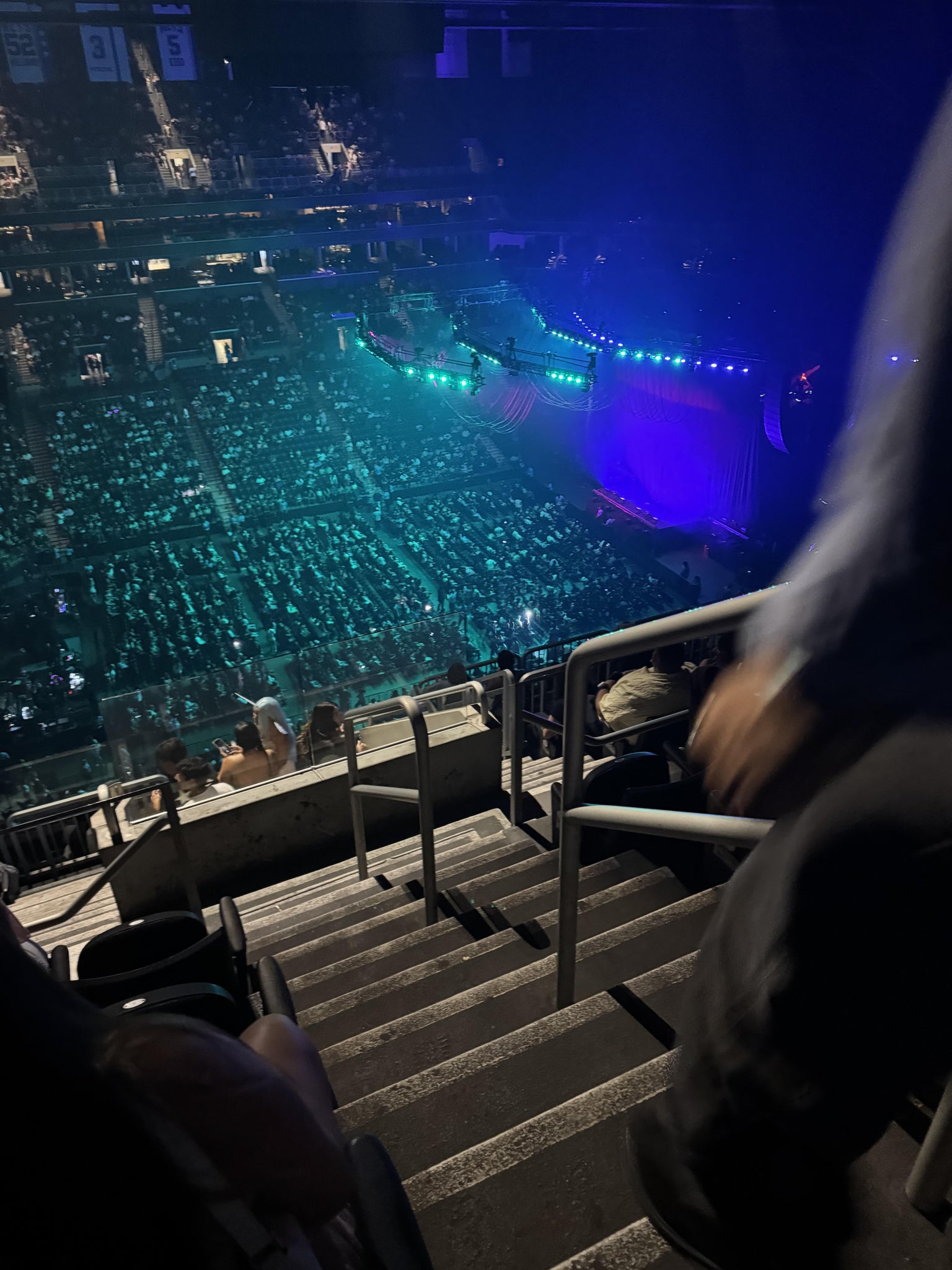 Real Fan View taken from Section 210 at Barclays Center by Jenisse C