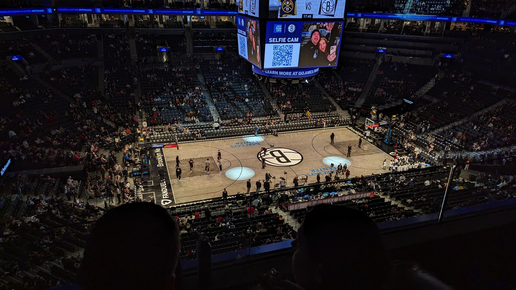 Real Fan View taken from Section 210 at Barclays Center by Harry C