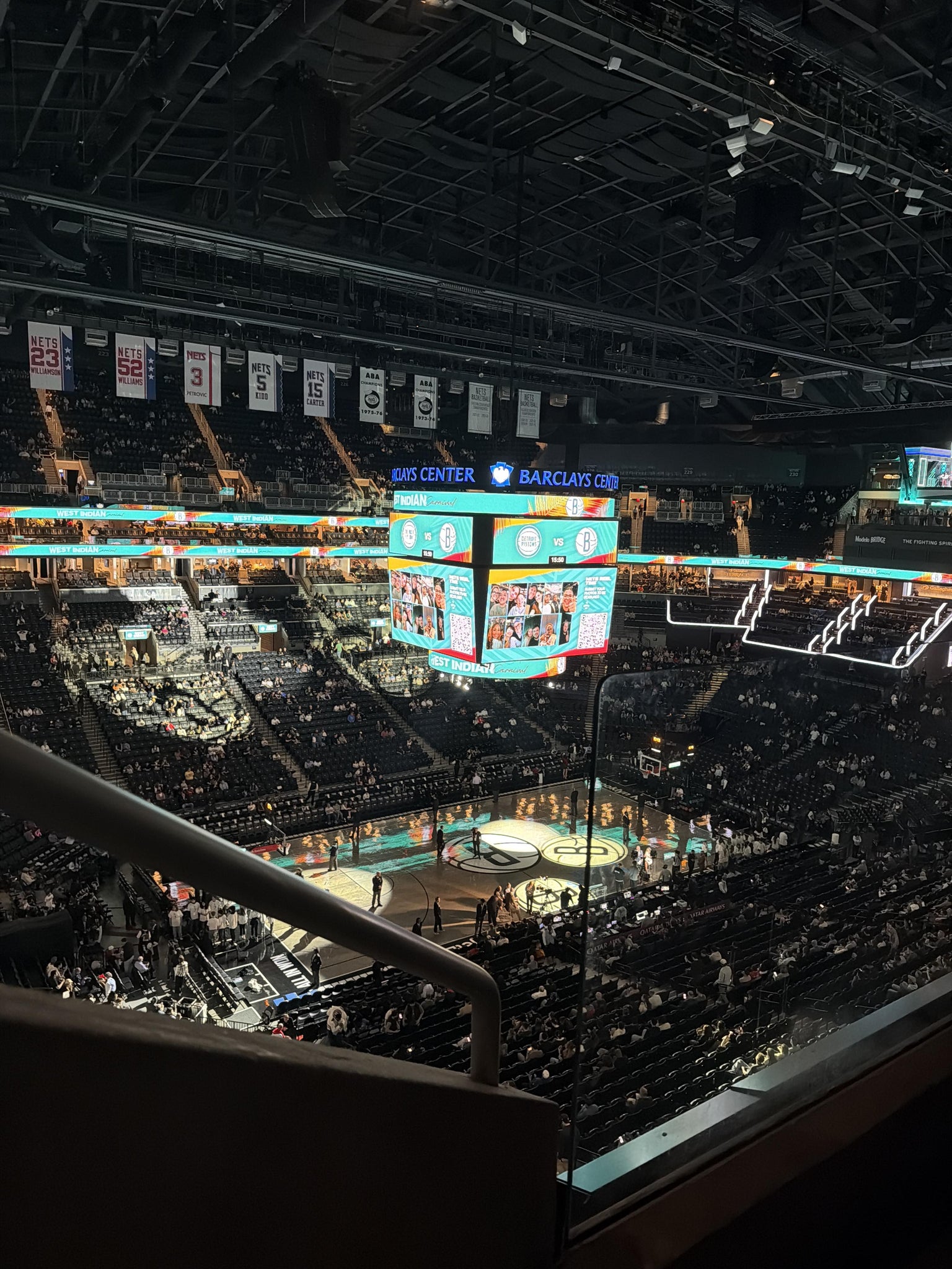 Real Fan View taken from Section 211 at Barclays Center by Mikayla R