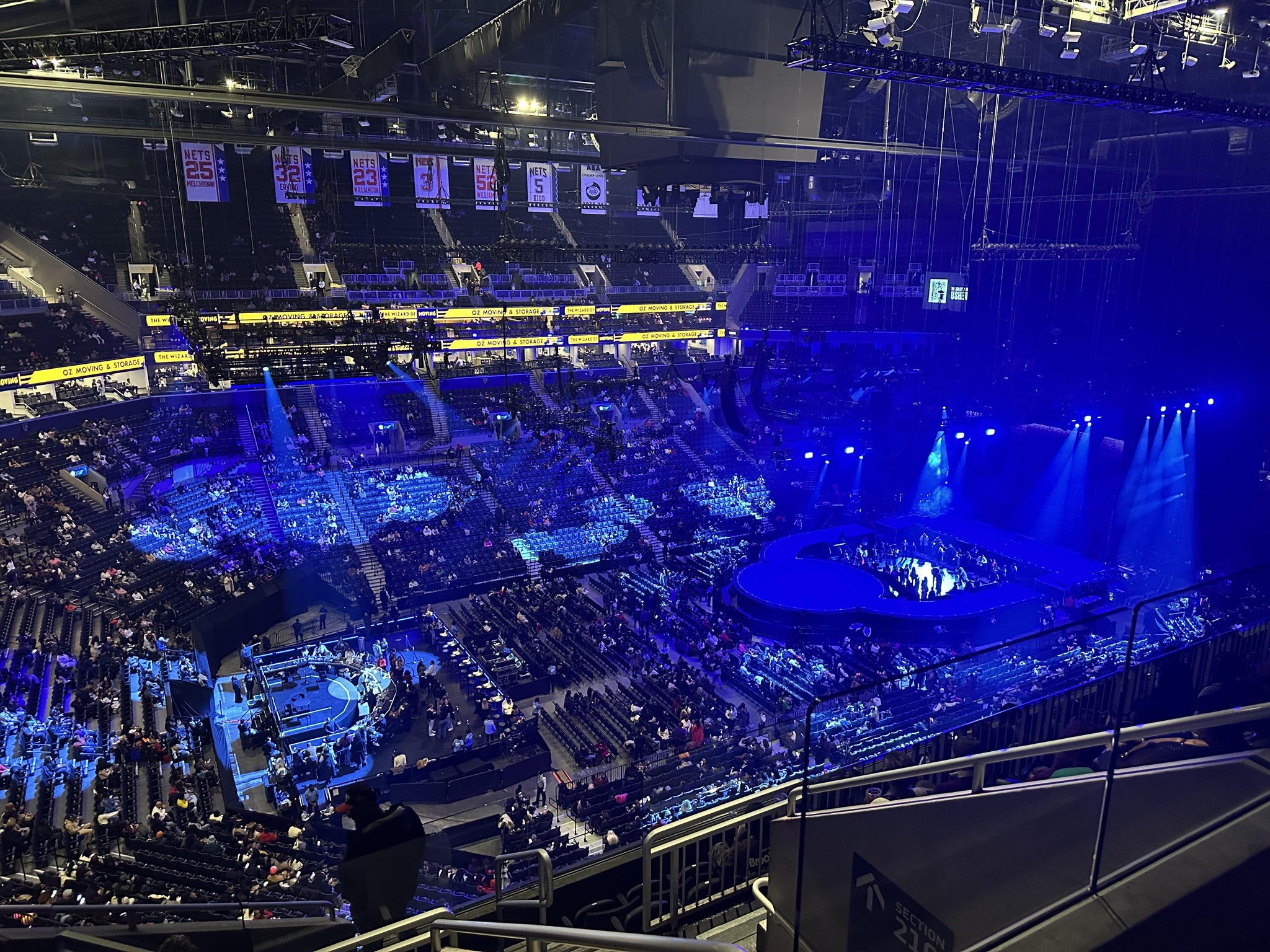 Real Fan View taken from Section 211 at Barclays Center by Cosmin C