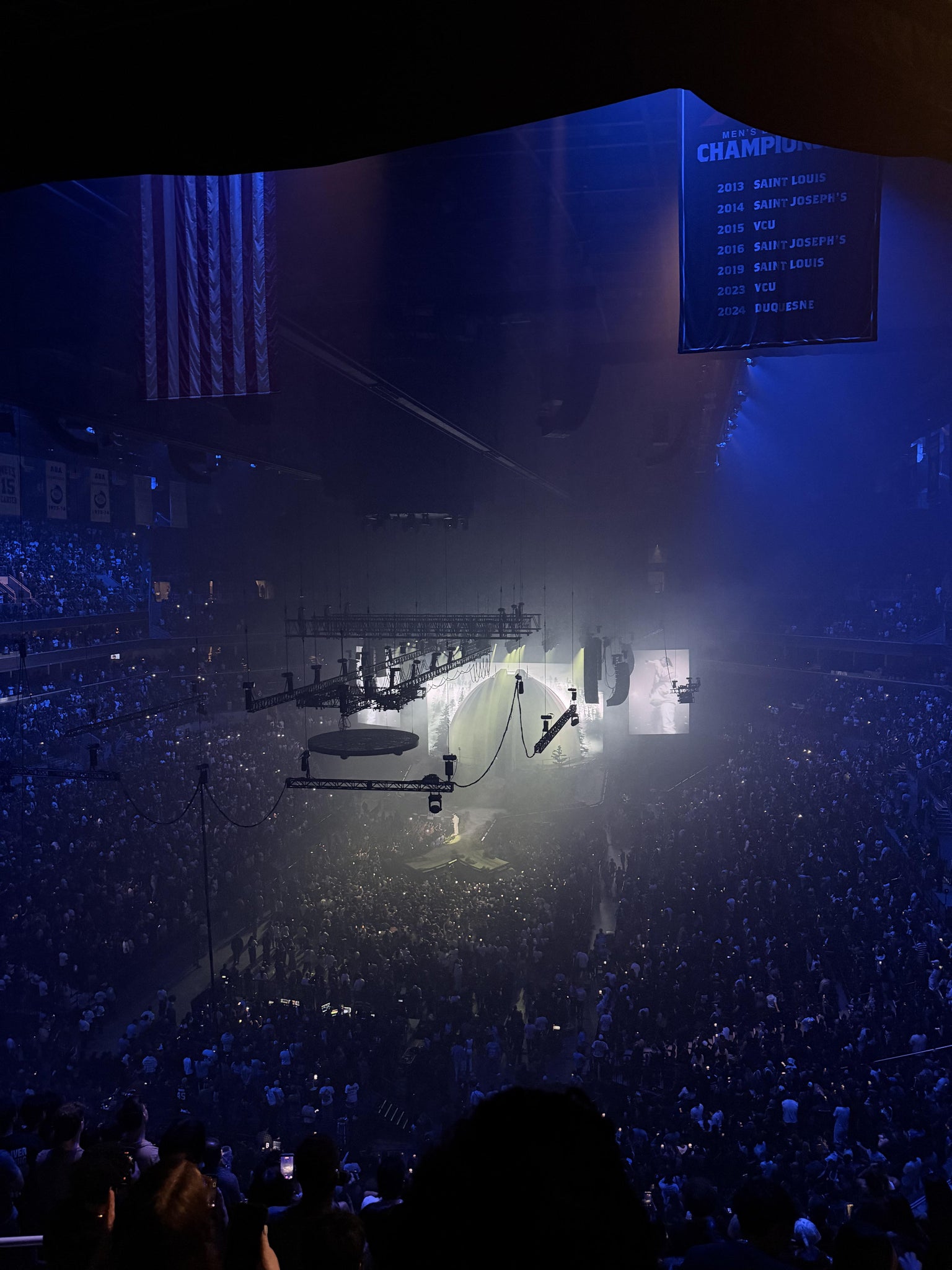 Real Fan View taken from Section 214 at Barclays Center by Connor C
