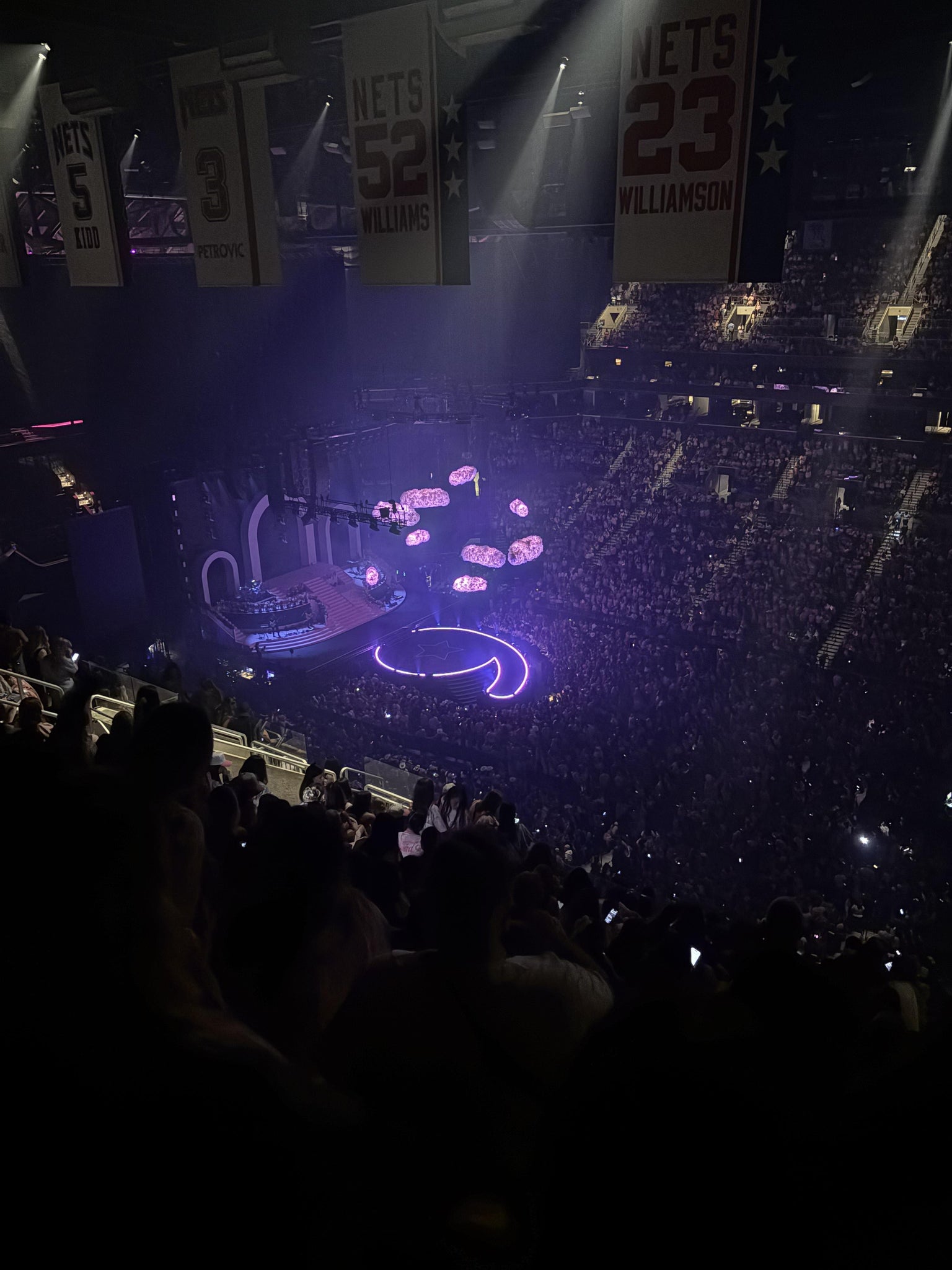Real Fan View taken from Section 222 at Barclays Center by Anonymous User