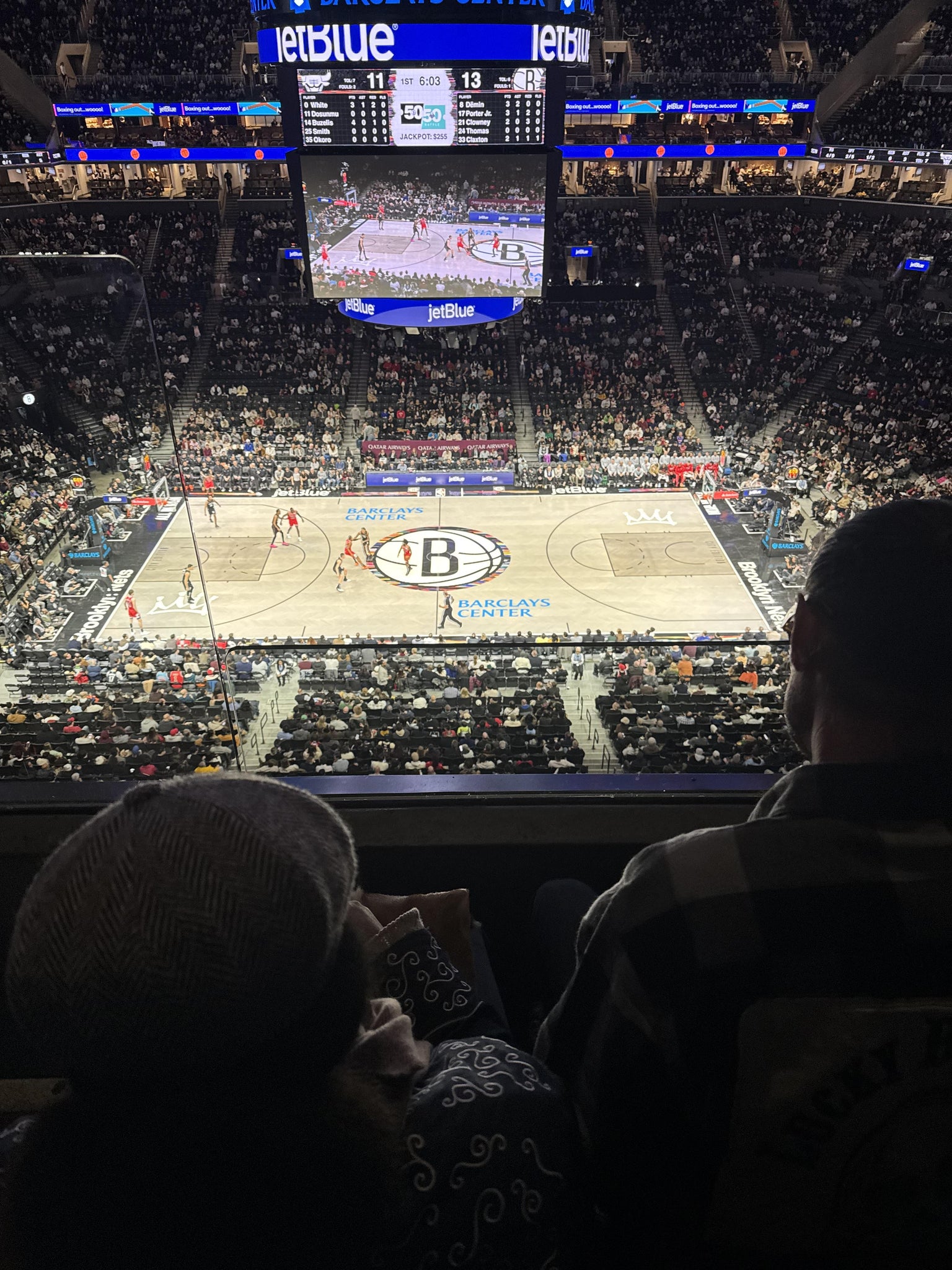 Real Fan View taken from Section 223 at Barclays Center by Eian B