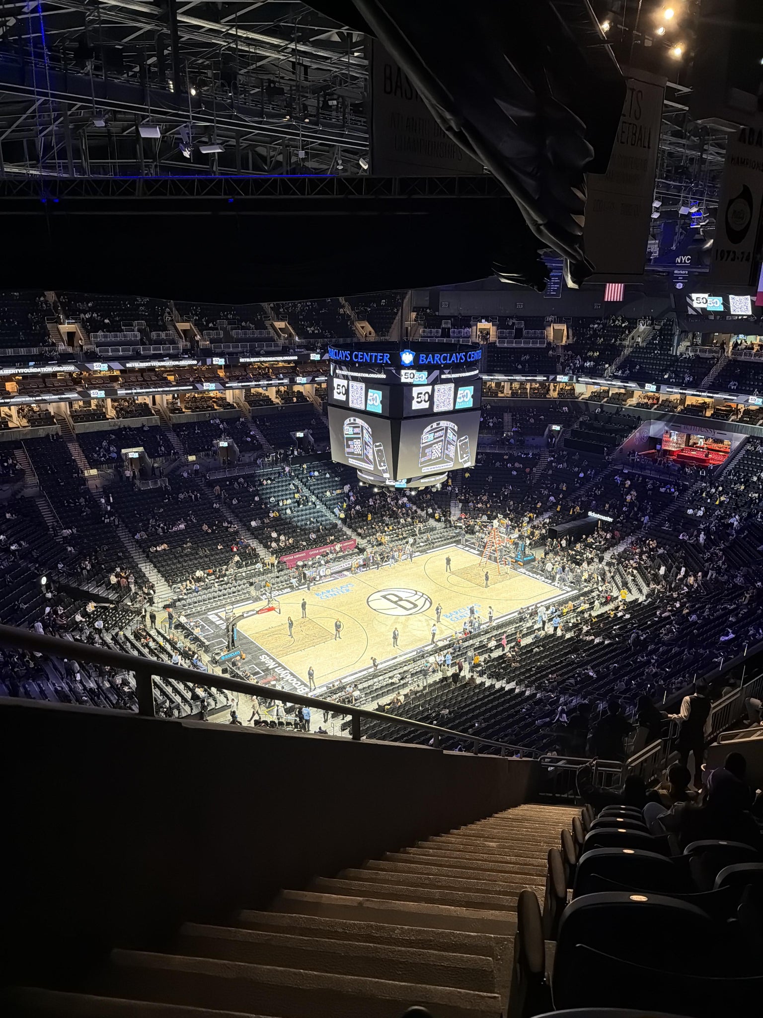 Real Fan View taken from Section 227 at Barclays Center by Mikayla R