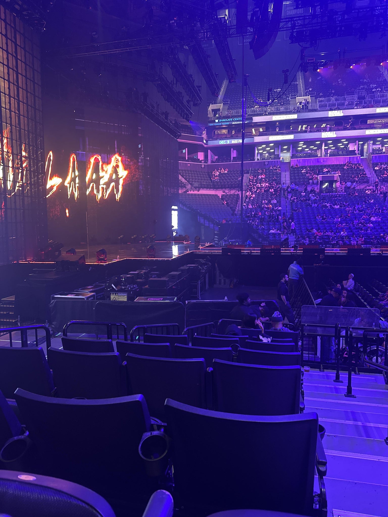 Real Fan View taken from Section 26 at Barclays Center by Elian f P