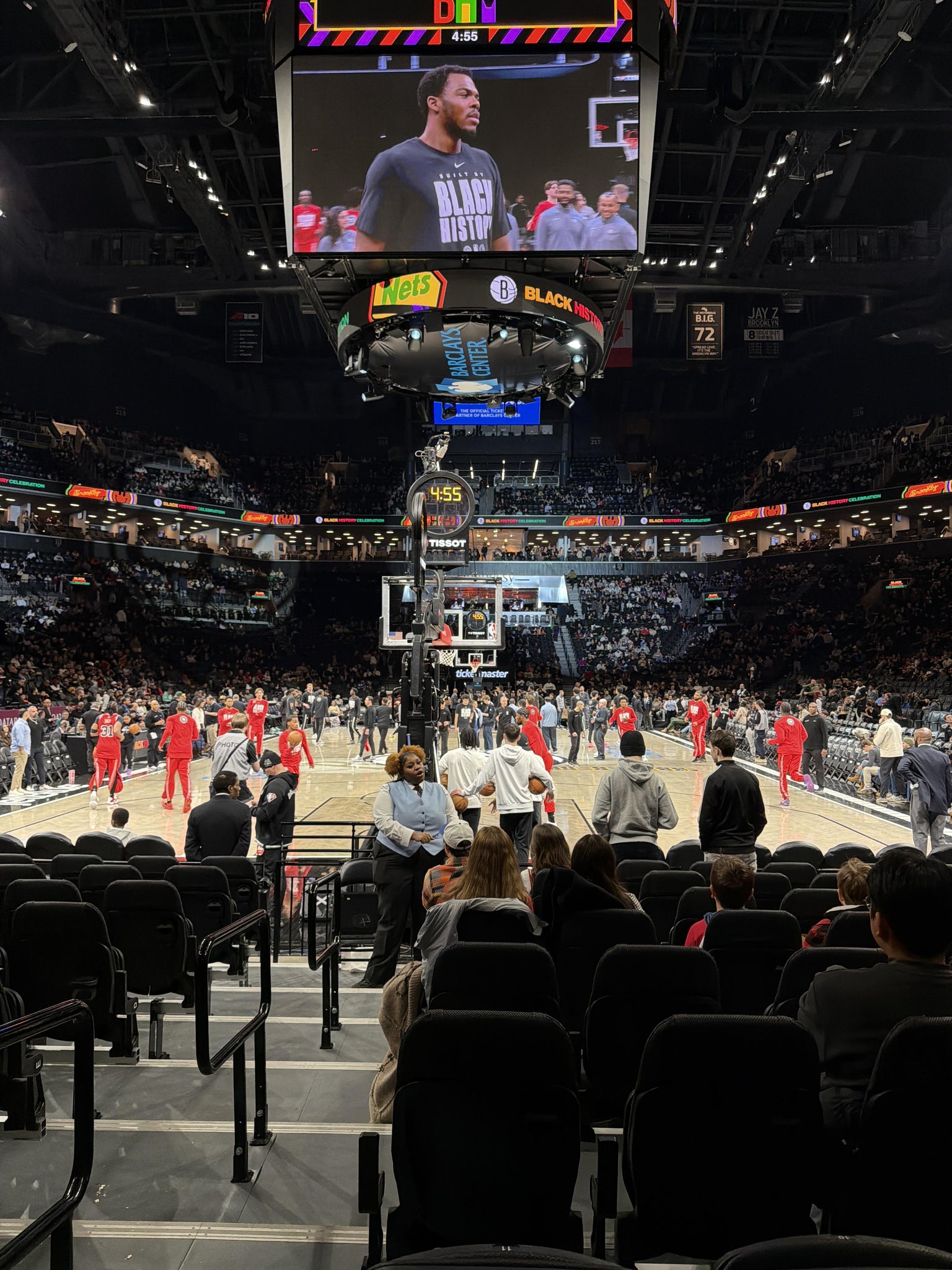 Real Fan View taken from Section 31 at Barclays Center by Cosmin C