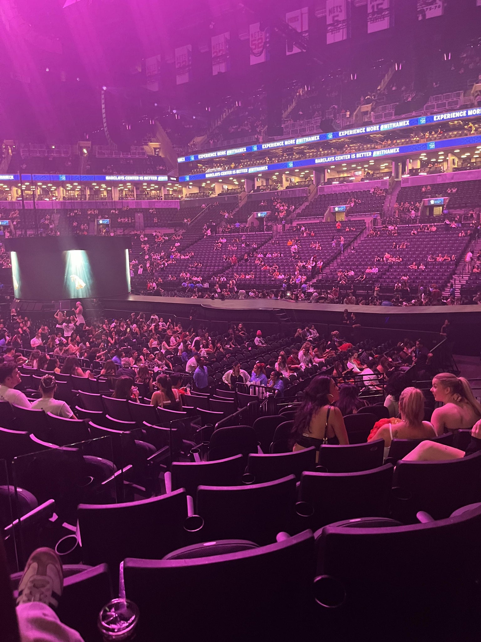 Real Fan View taken from Section 4 at Barclays Center by Ryan N
