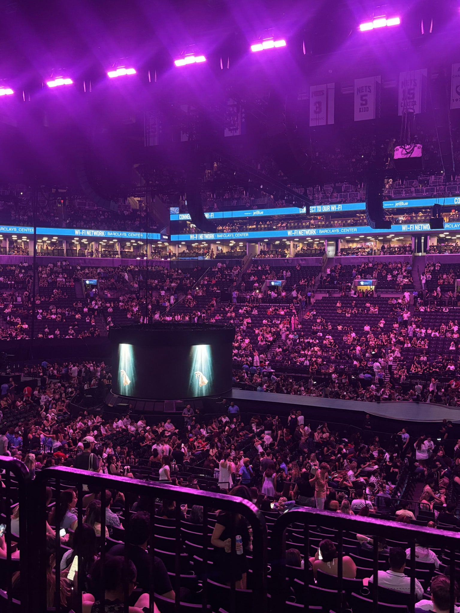 Real Fan View taken from Section 7 at Barclays Center by Sara C