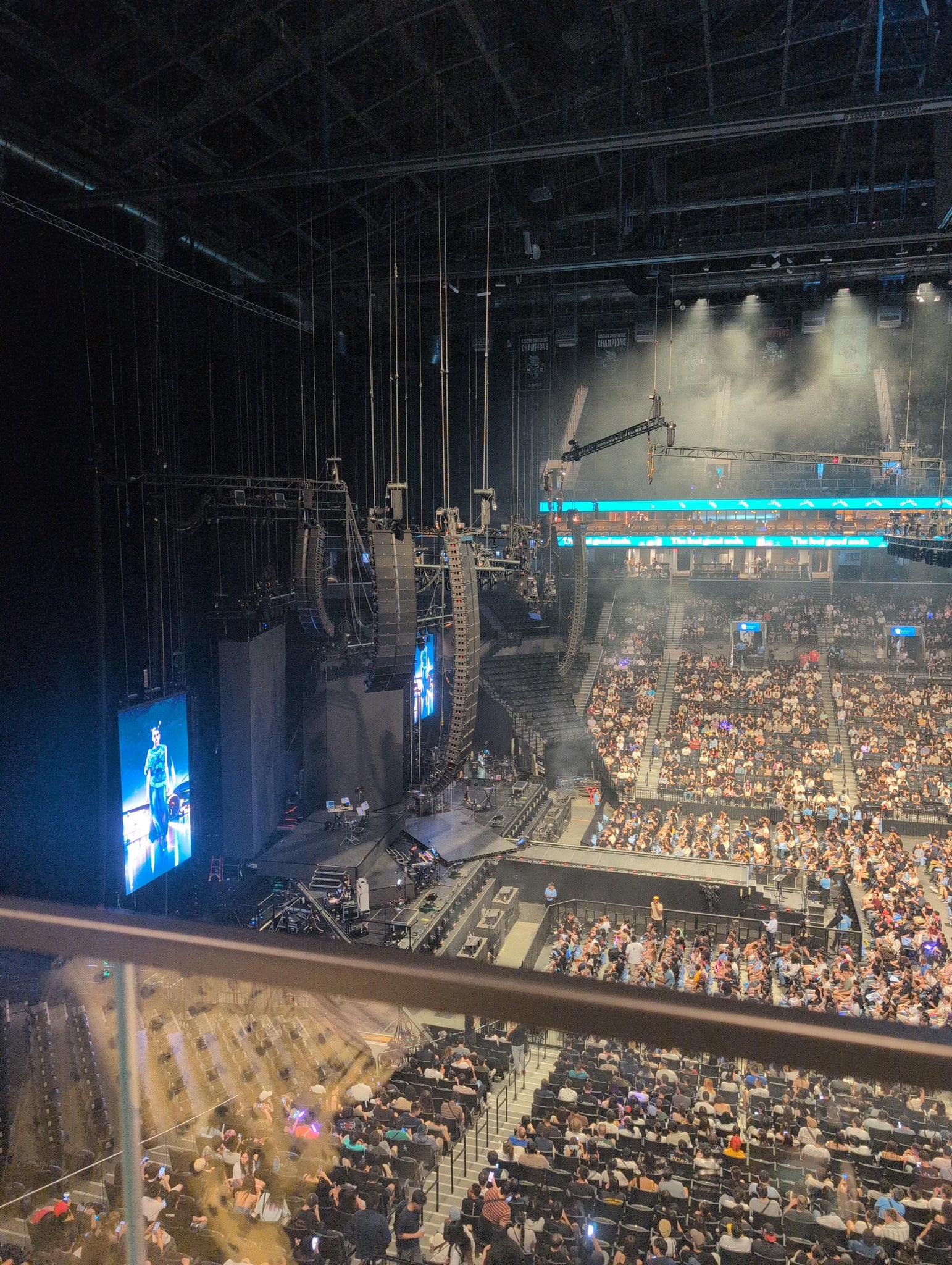 Real Fan View taken from The KEY 8 at Barclays Center by Alexis W