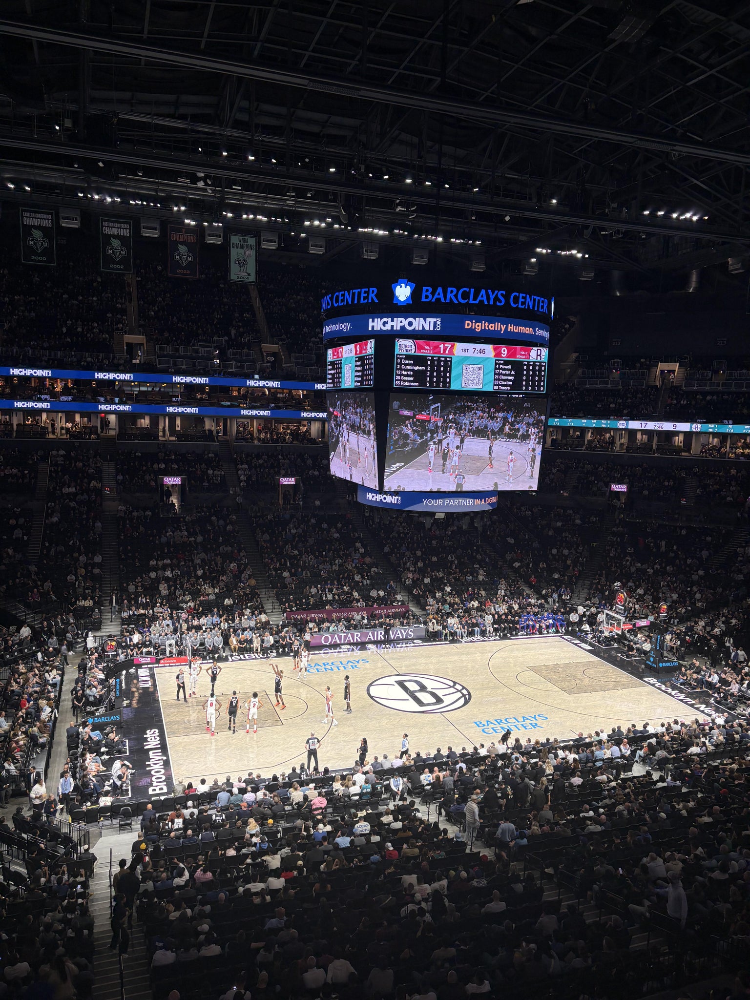Real Fan View taken from The KEY 9 at Barclays Center by Sean R