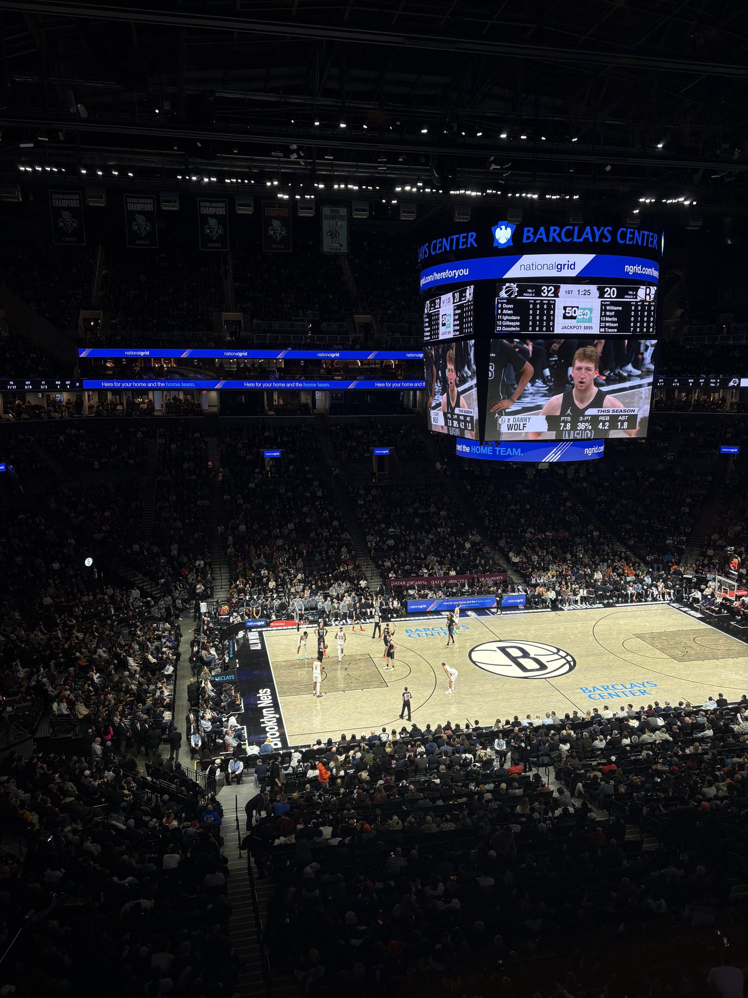 Real Fan View taken from The KEY 9 at Barclays Center by Vedant P