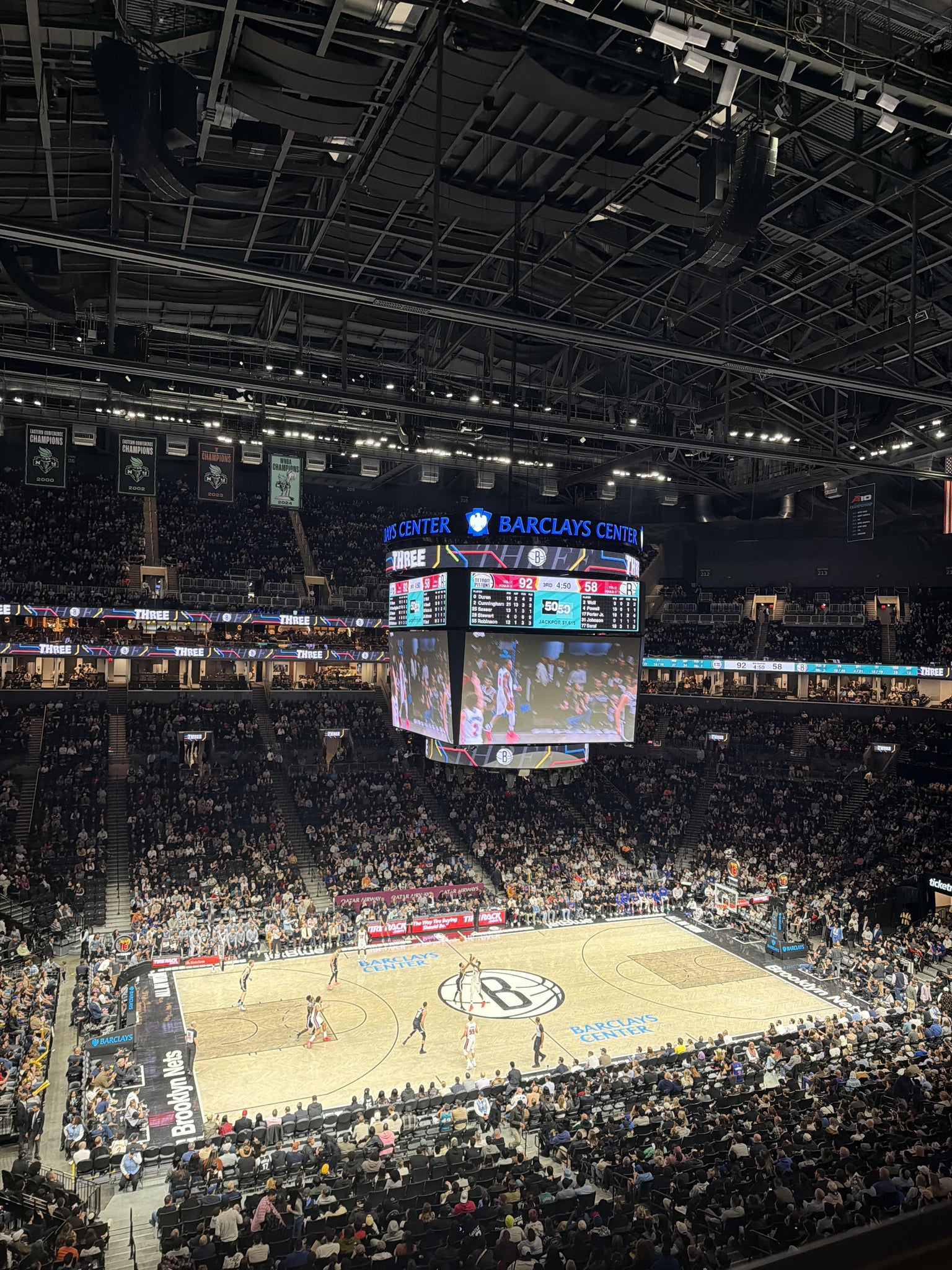Real Fan View taken from The KEY 9 at Barclays Center by Saloni G