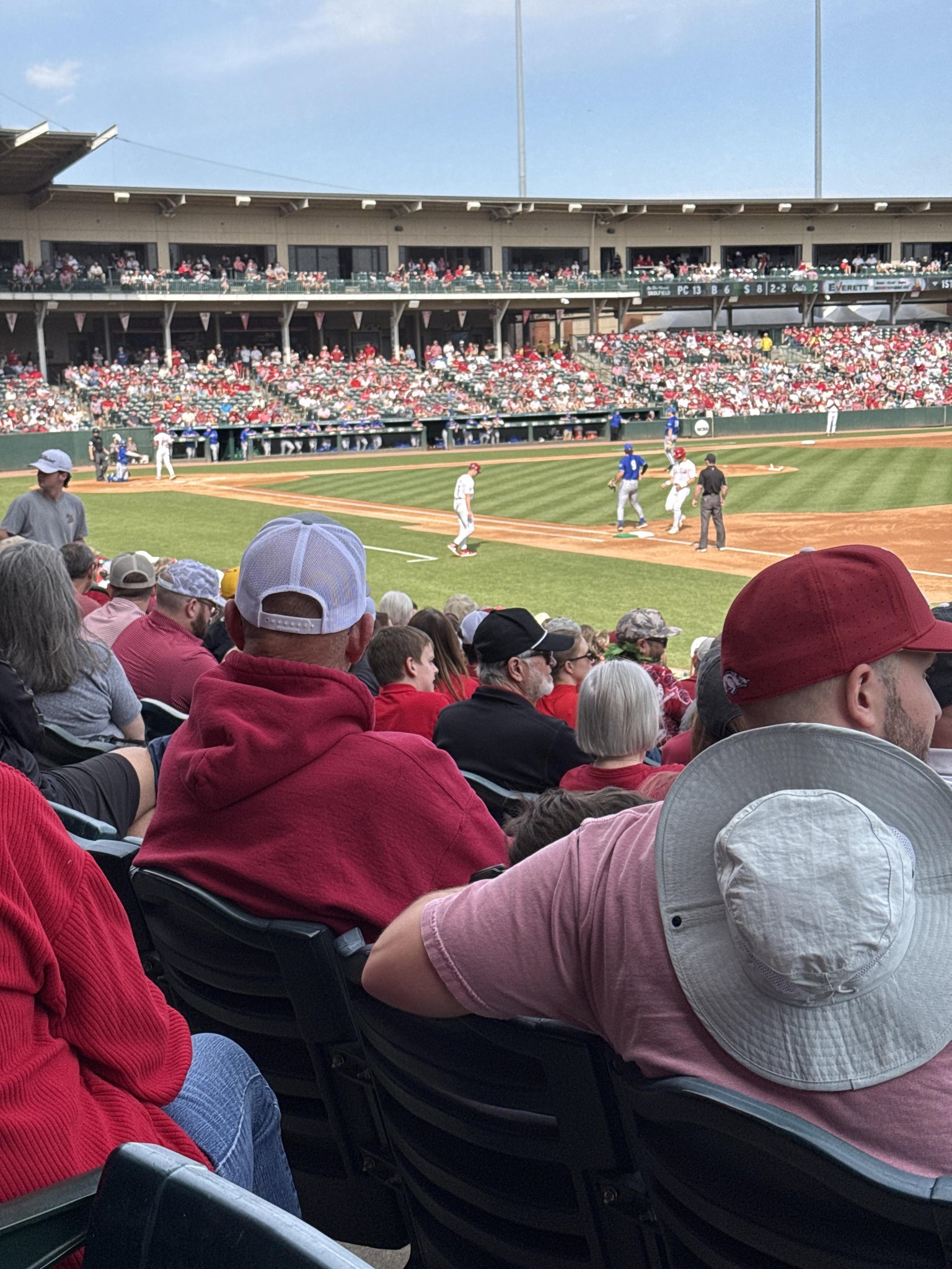Real Fan View taken from Section 101 at Baum Stadium At George Cole Field by Bryan M