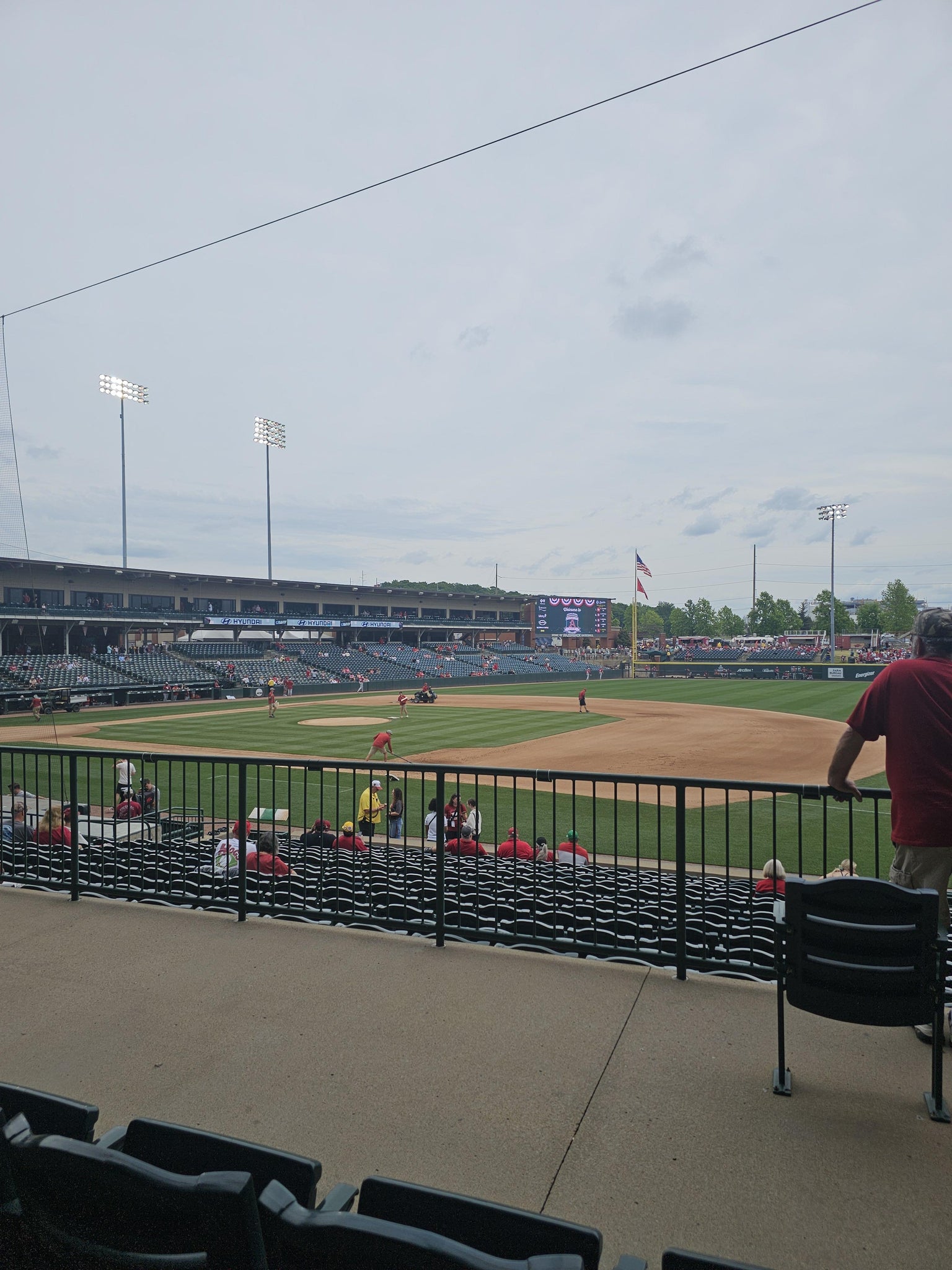 Real Fan View taken from Section 102 at Baum Stadium At George Cole Field by Keith B