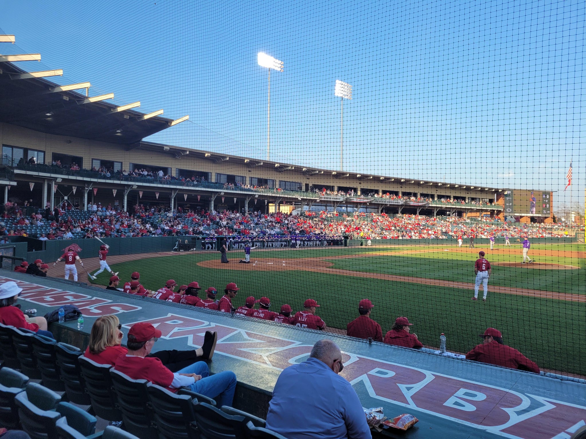 Real Fan View taken from Section 104 at Baum Stadium At George Cole Field by Sherry H