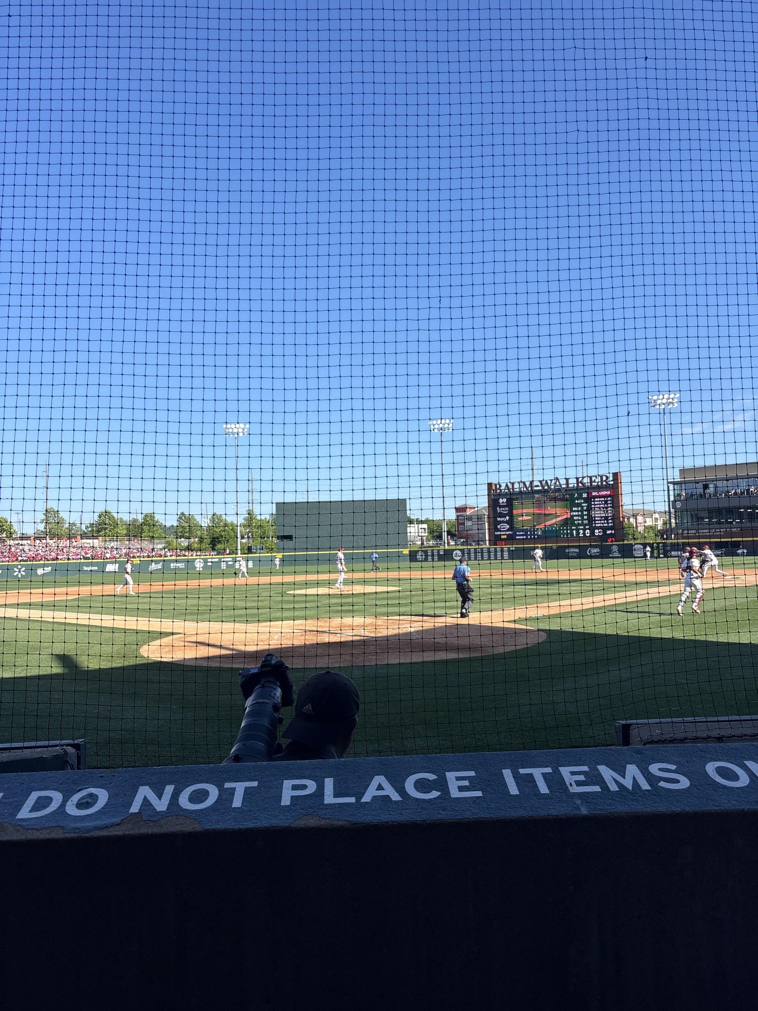 Real Fan View taken from Section 108 at Baum Stadium At George Cole Field by Carrie H