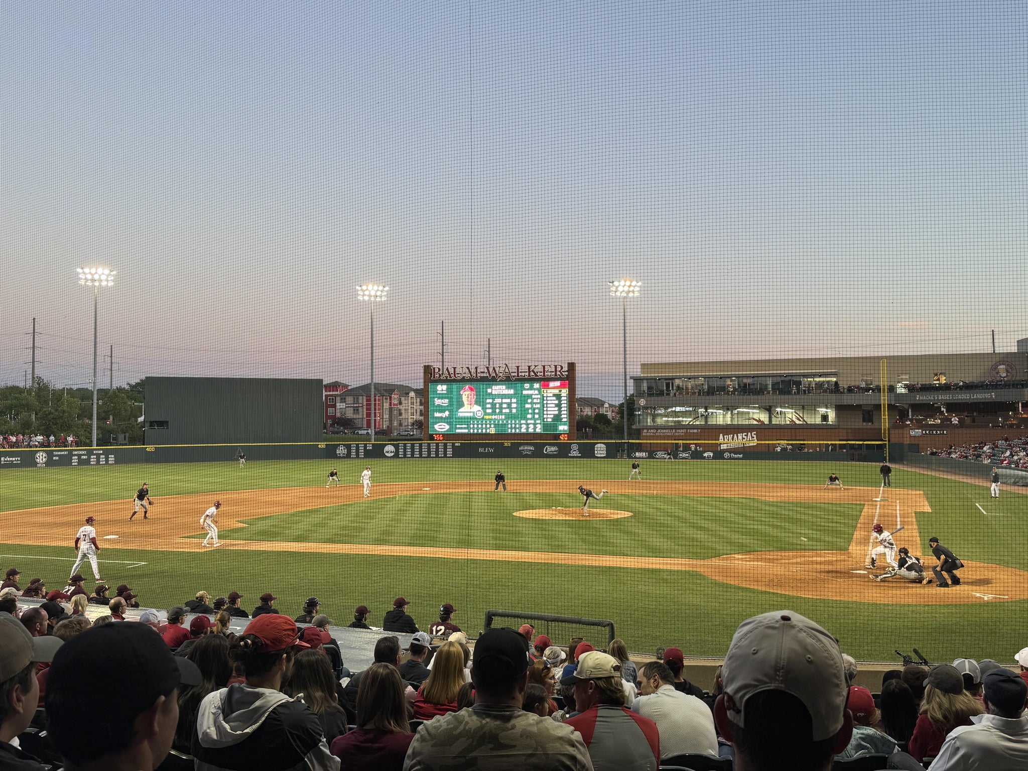 Real Fan View taken from Section 110 at Baum Stadium At George Cole Field by Billy K