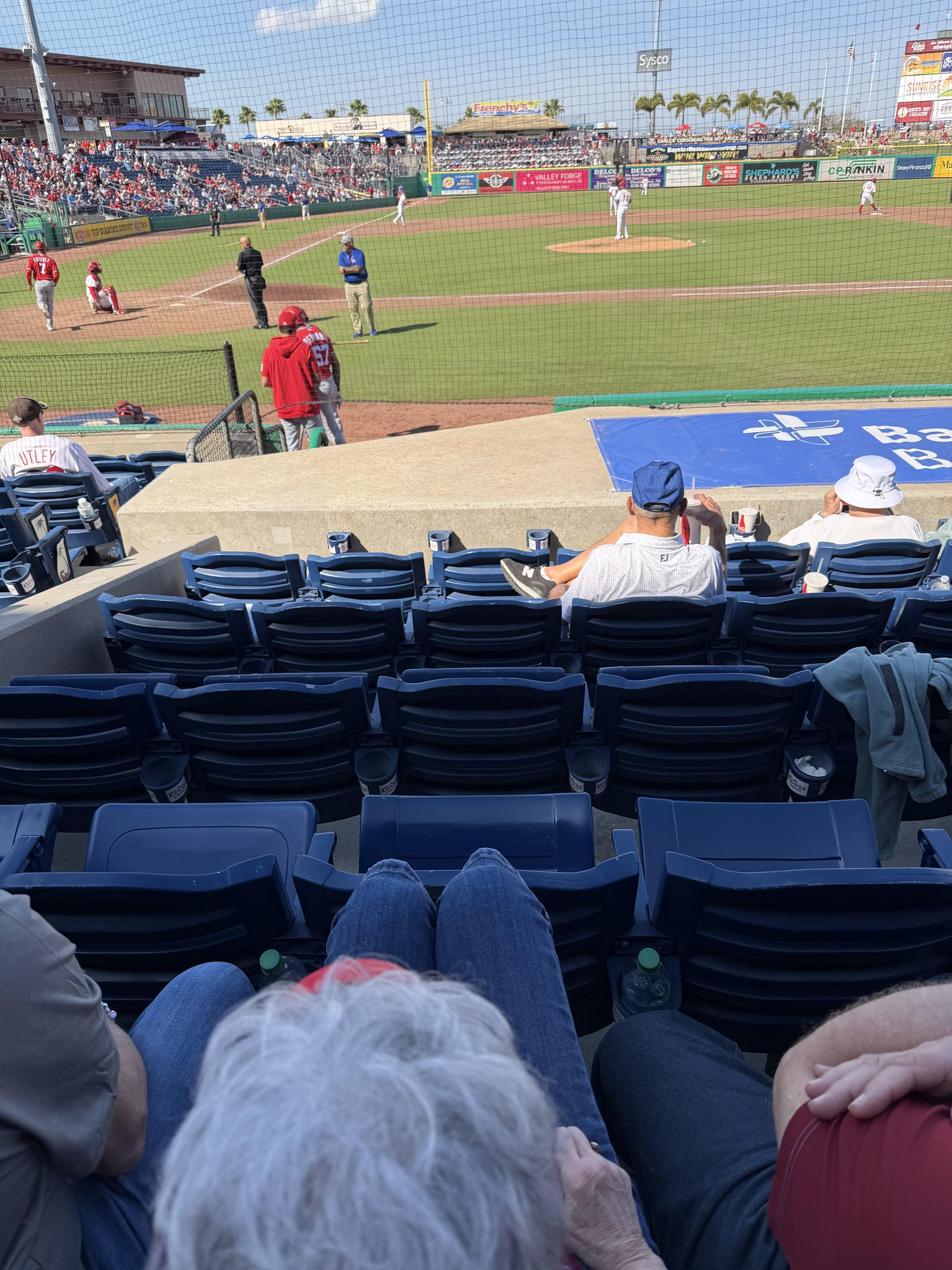 Vue réelle des fans prise de la Section 107 au site BayCare Ballpark par Fay I