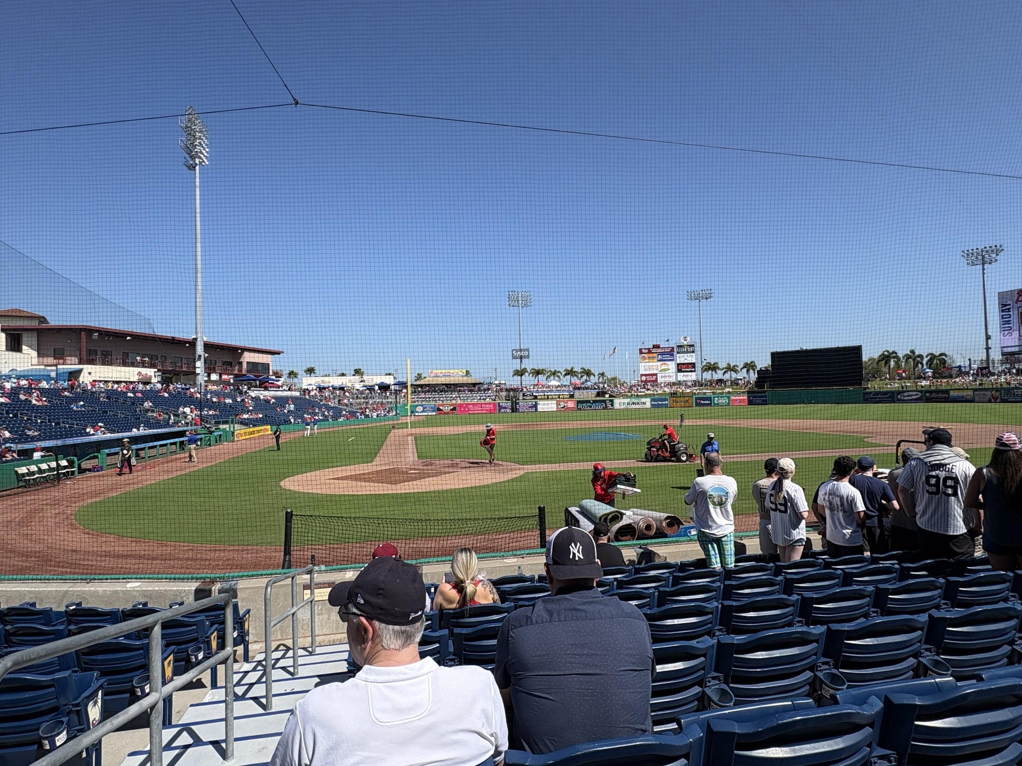 Vue réelle des fans prise de la Section 108 au site BayCare Ballpark par Deborah B