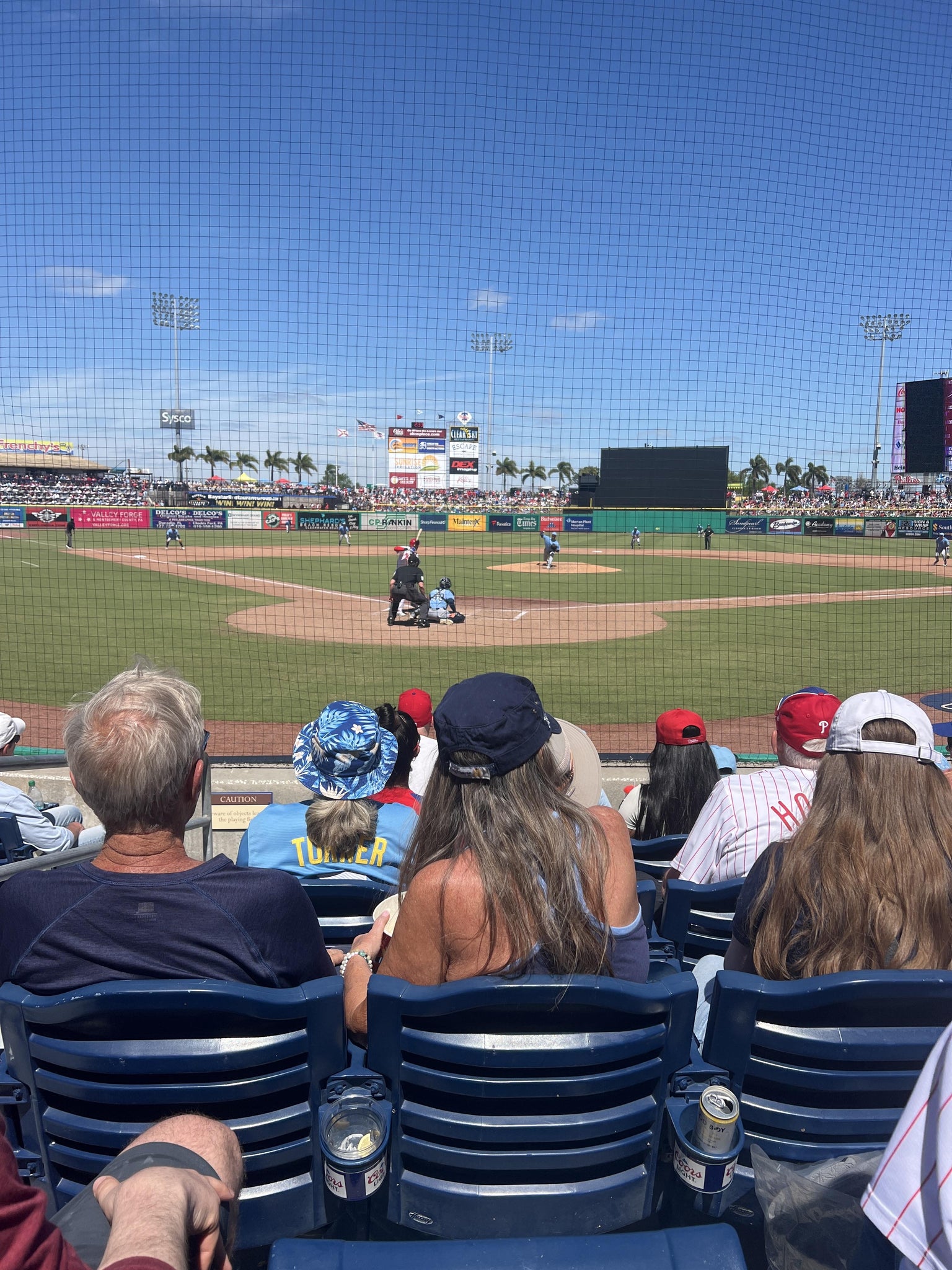 Vue réelle des fans prise de la Section 110 au site BayCare Ballpark par Brenda B
