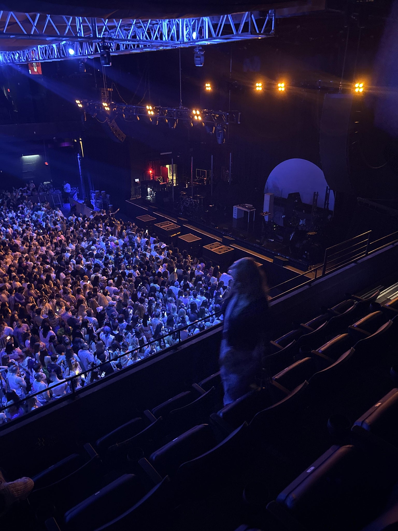 Real Fan View taken from Grand Tier 202 at Bayou Music Center by Caron E