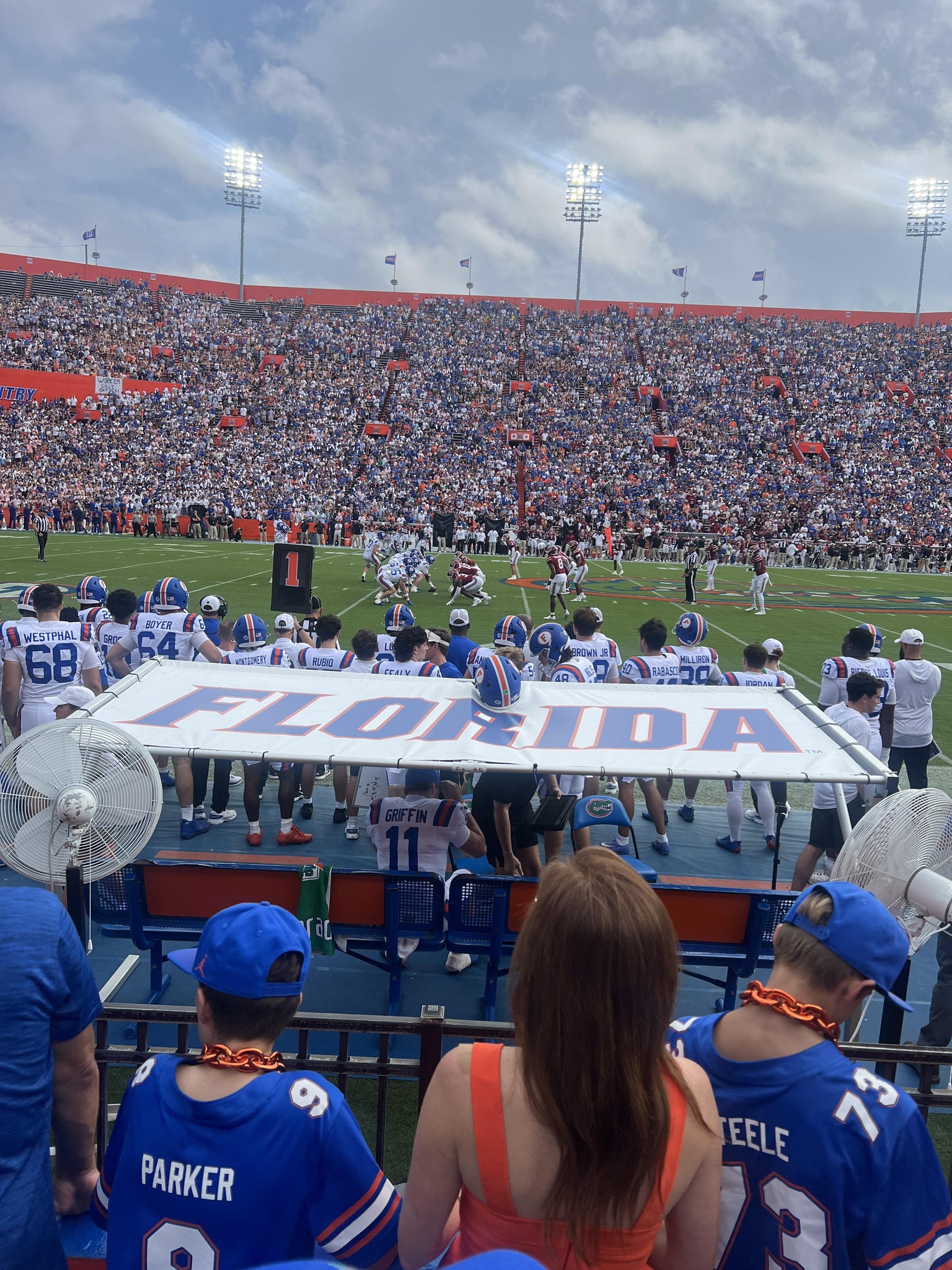 Real Fan View taken from Section 10 at Ben Hill Griffin Stadium by Travis D