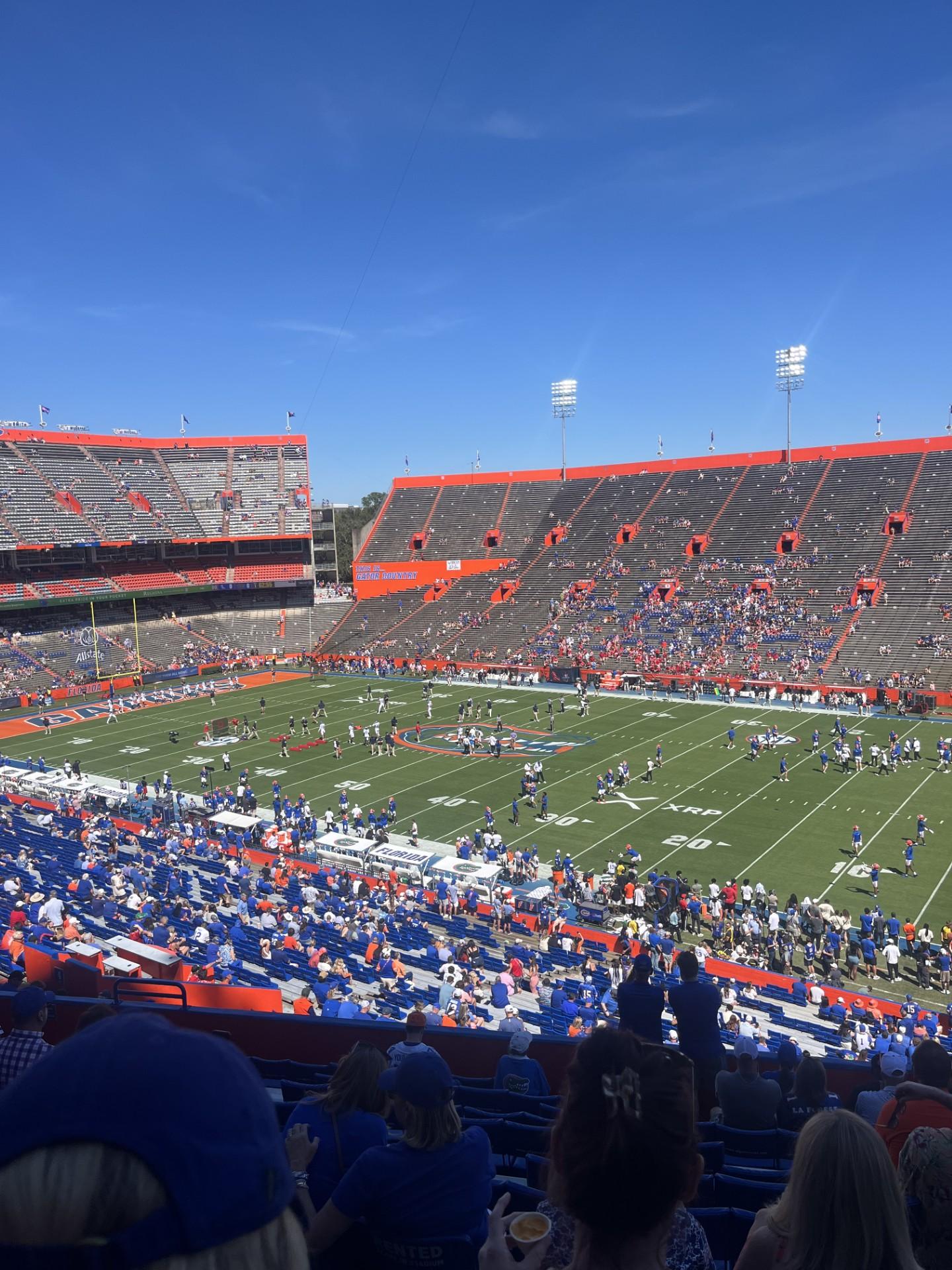 Real Fan View taken from Section 3 at Ben Hill Griffin Stadium by Anonymous User