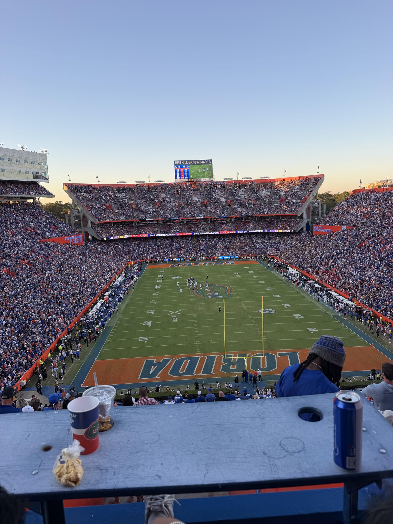 Real Fan View taken from Section 57 at Ben Hill Griffin Stadium by Jose a H