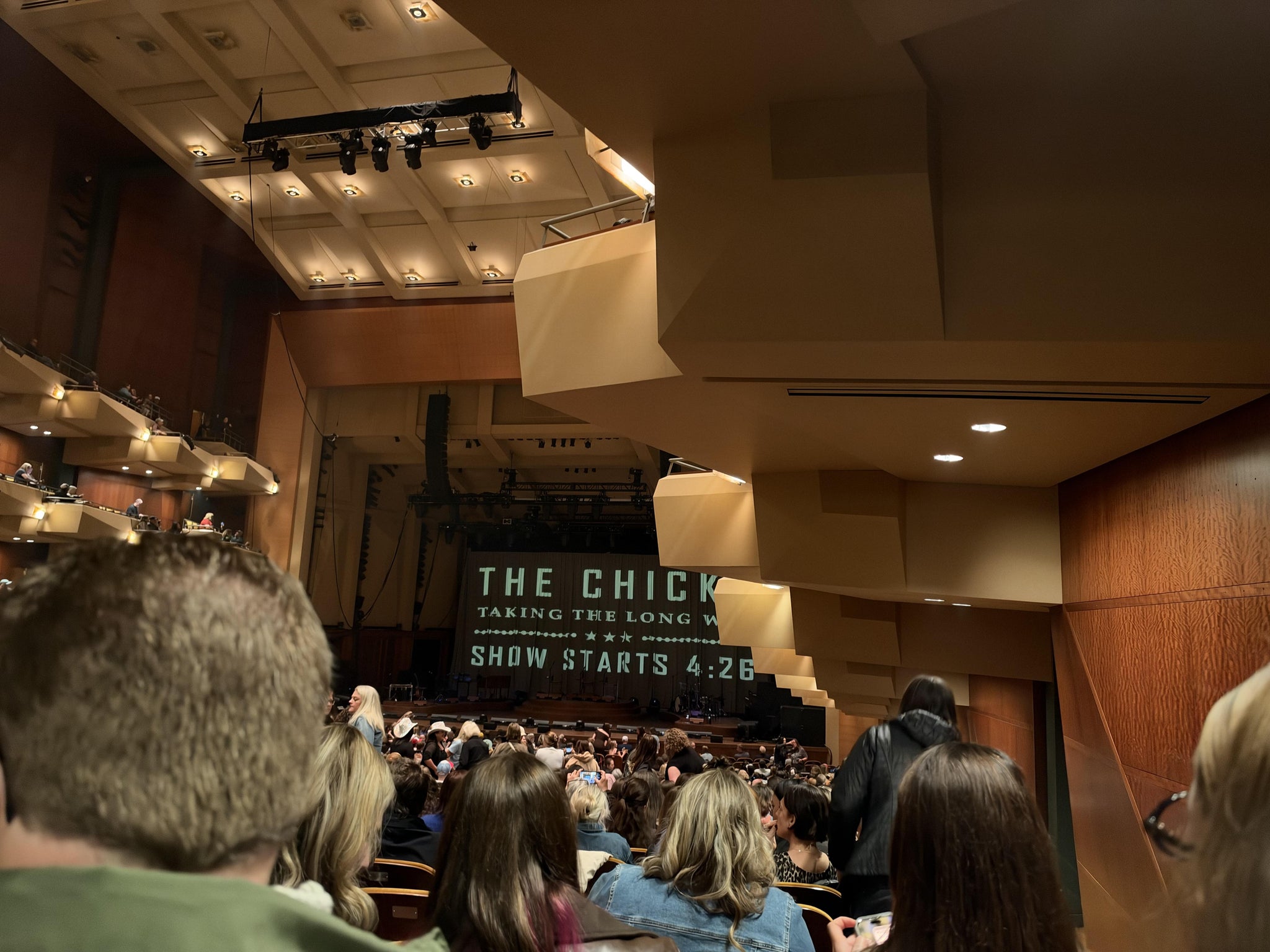 Real Fan View taken from Orchestra at Benaroya Hall by Debbir S