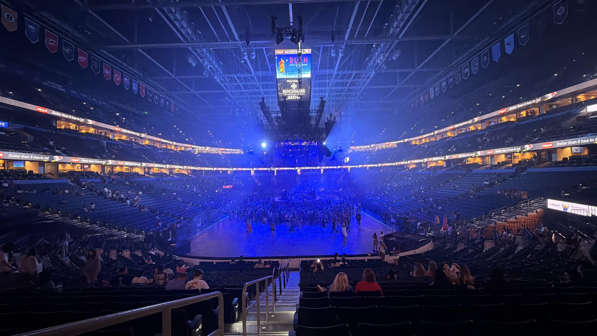 Real Fan View taken from Section 108 at Benchmark International Arena by Isis B