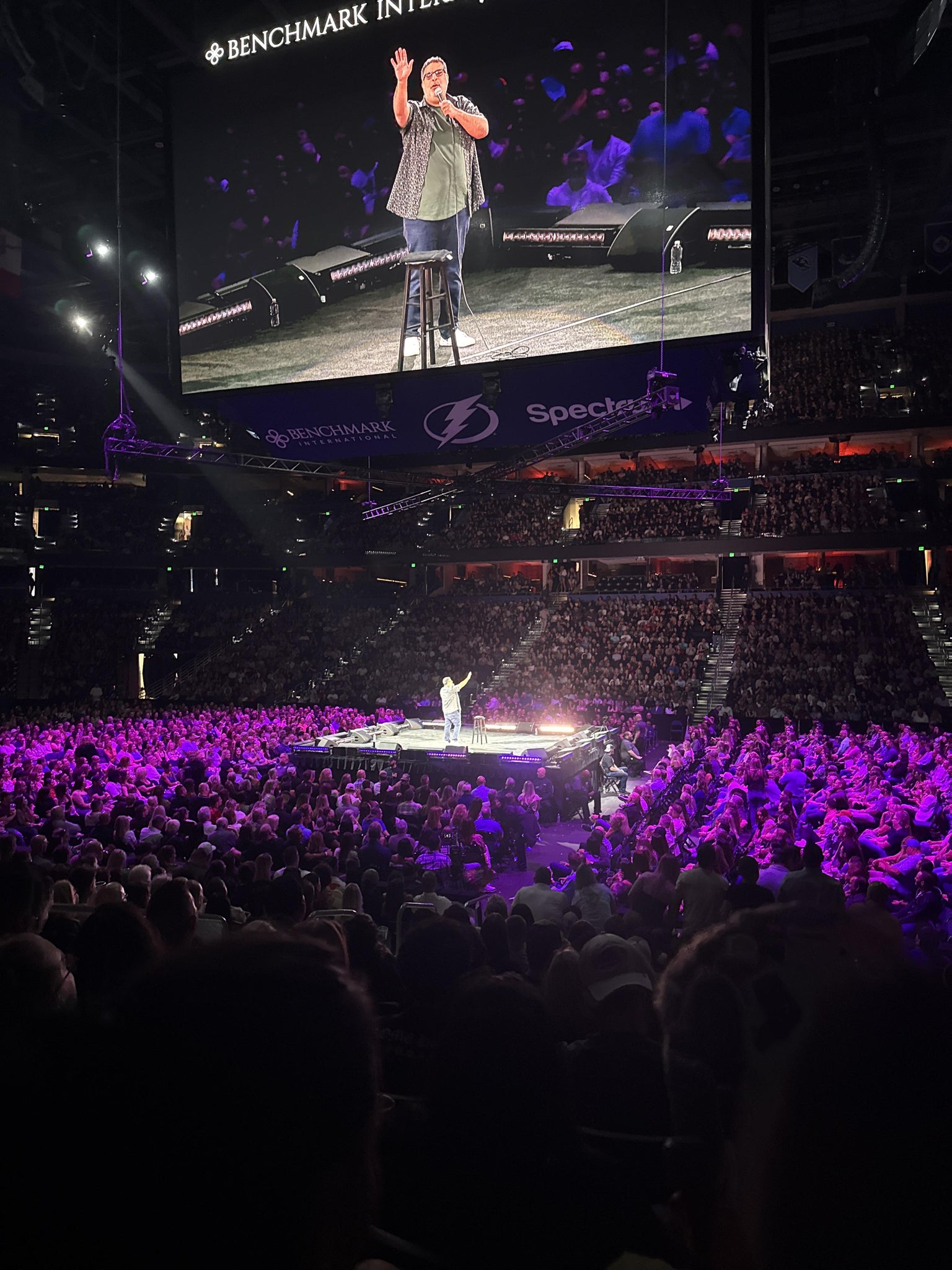 Real Fan View taken from Section 115 at Benchmark International Arena by Ambree L