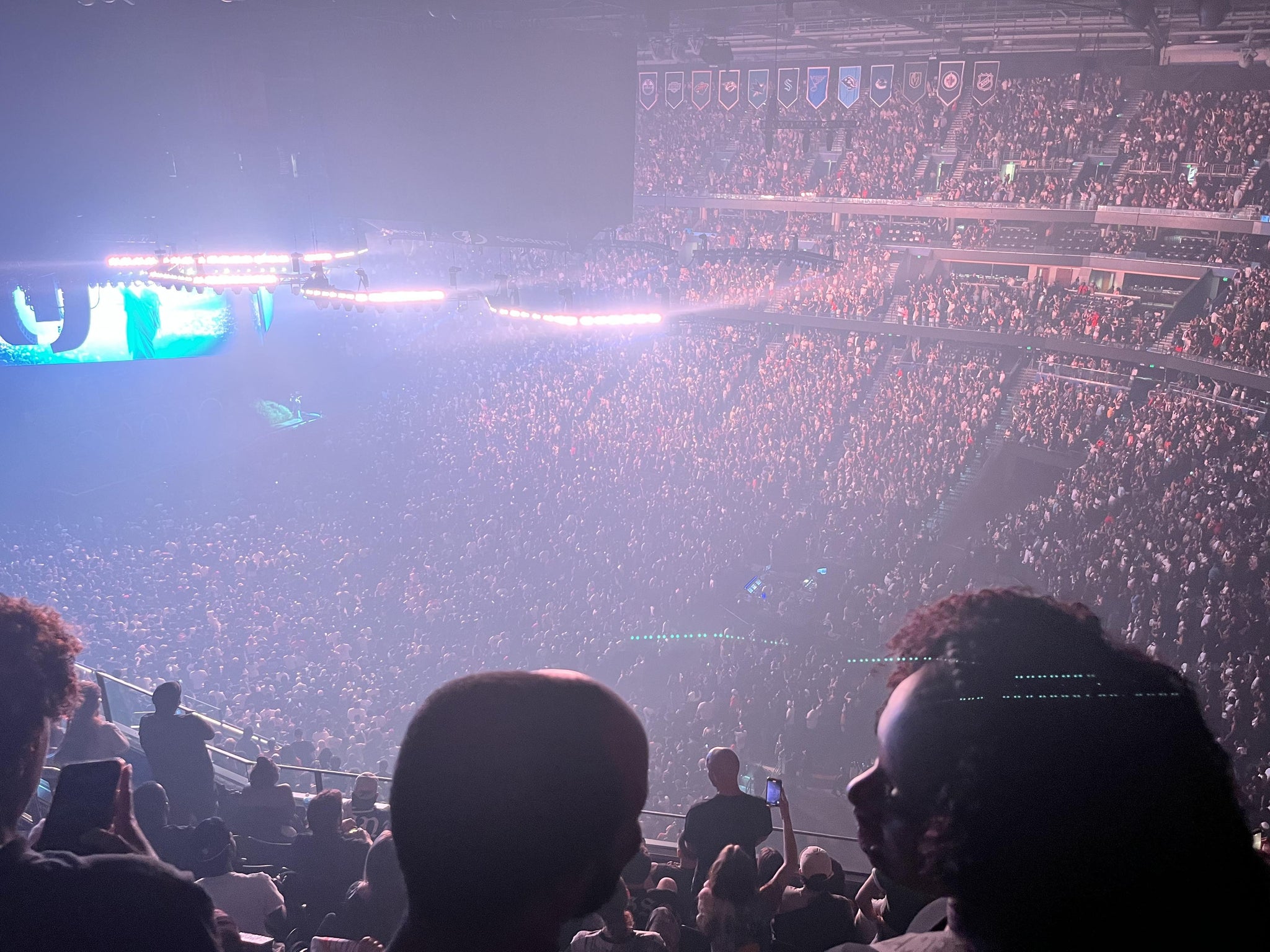 Real Fan View taken from Section 313 at Benchmark International Arena by Amanda m. S
