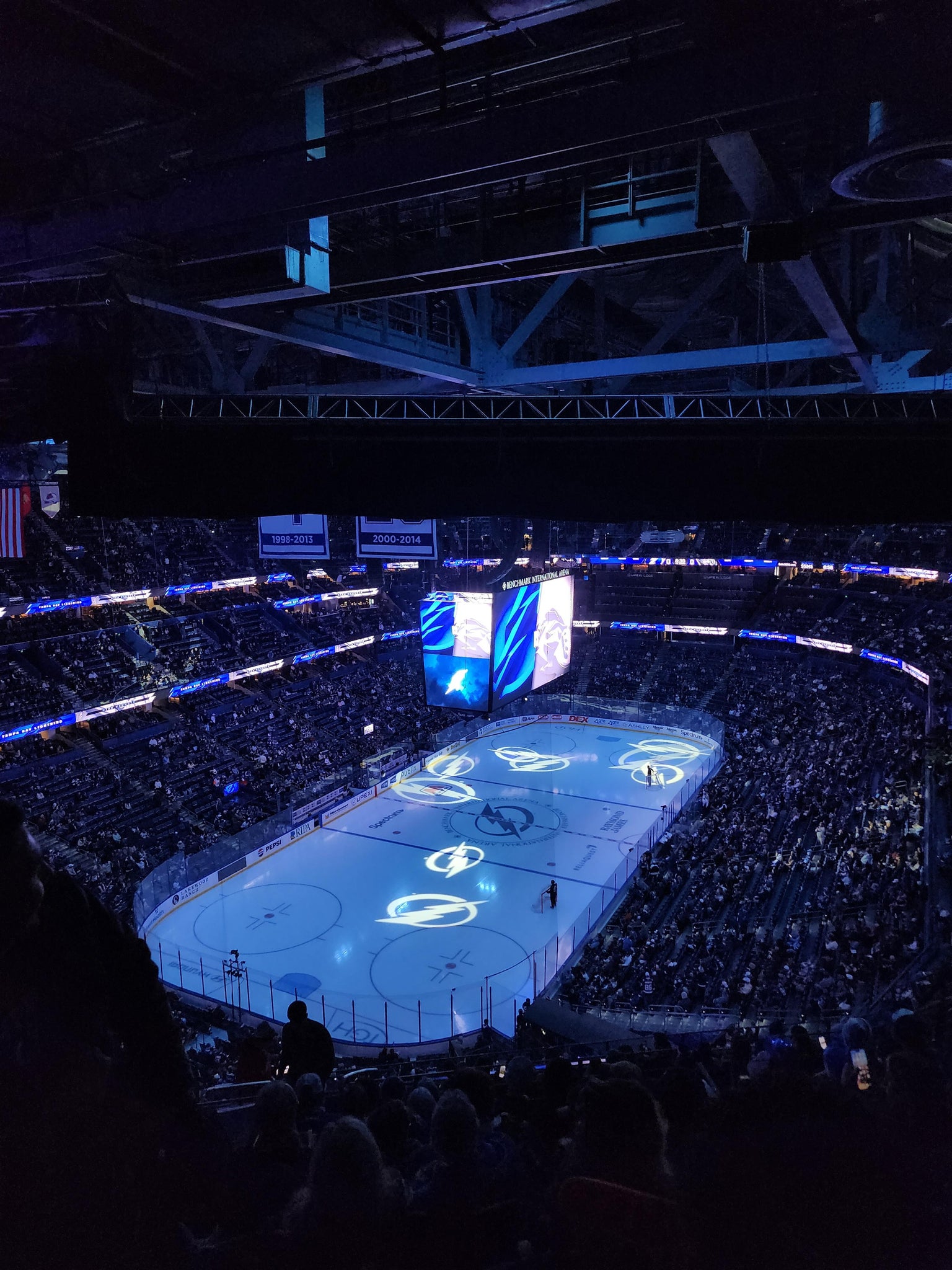 Real Fan View taken from Section 321 at Benchmark International Arena by Caitlin M