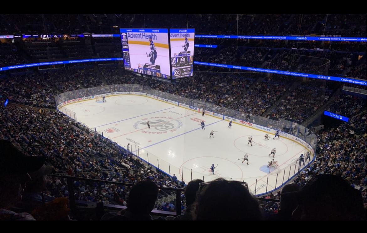 Real Fan View taken from Section 327 at Benchmark International Arena by Danielle E