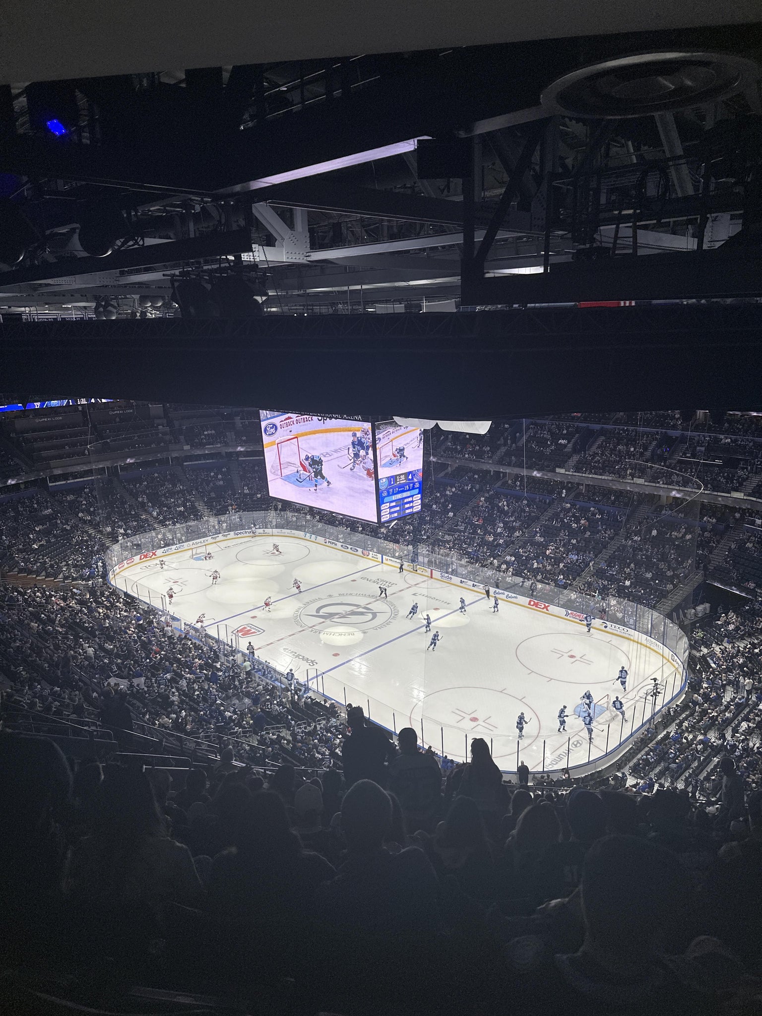 Real Fan View taken from Section 327 at Benchmark International Arena by Pete J